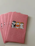 Shibanban Shiba Inu Envelopes - Japanese Paper Pochi Bukuro with Gold Seals