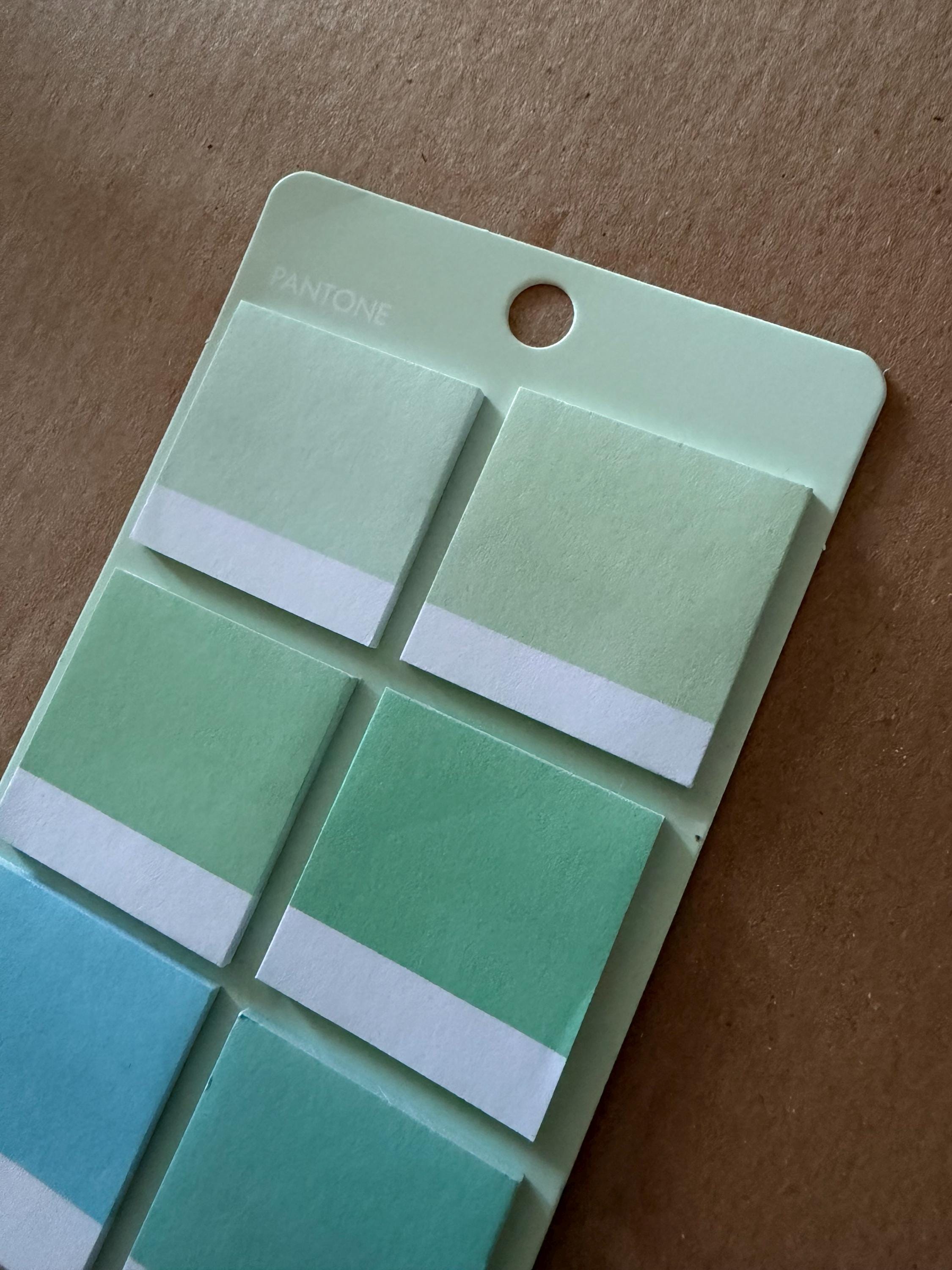 Pantone-Inspired Sticky Notepad | Colourful Memo Pad for Desk & Planning