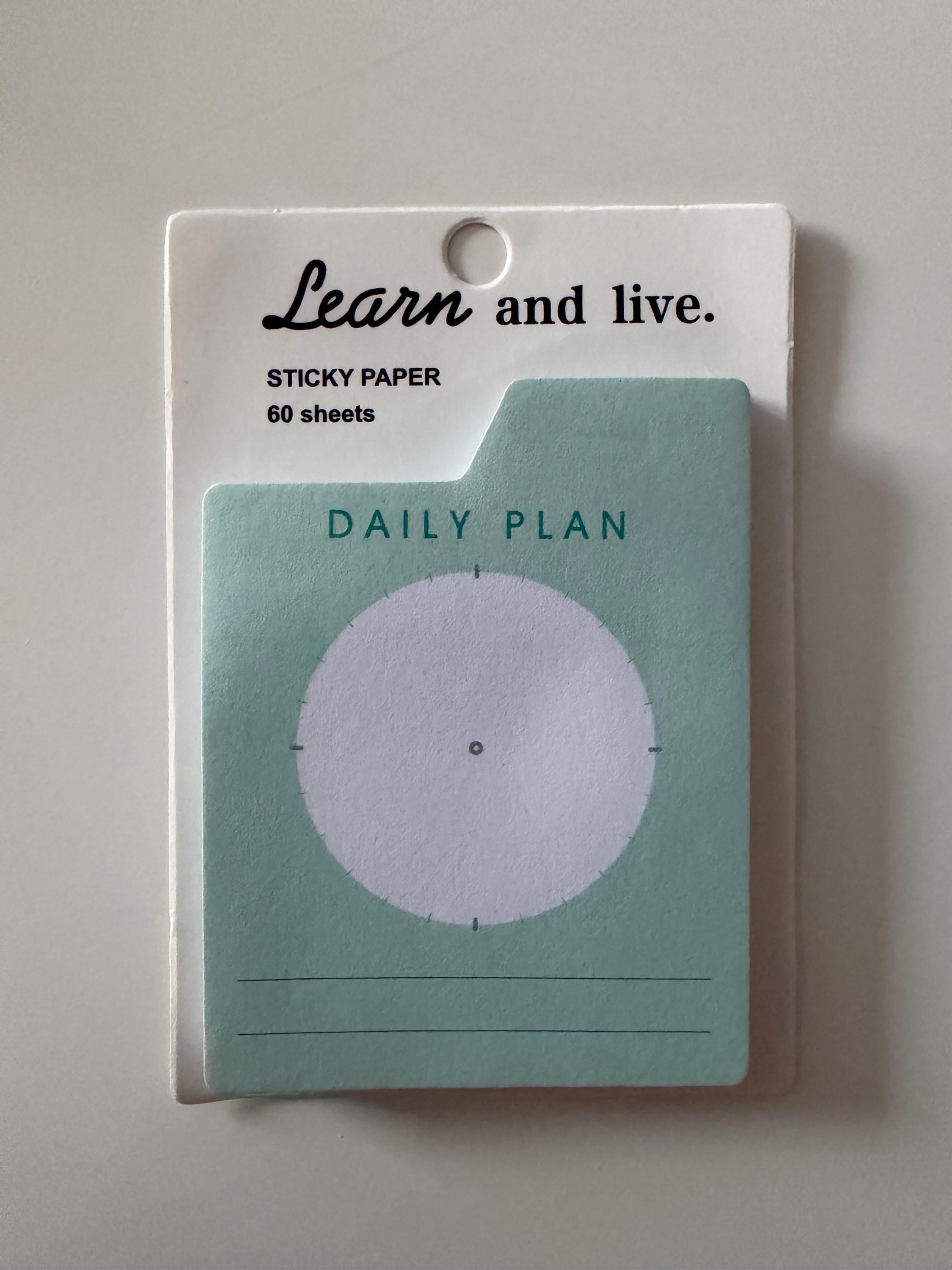 Minimalist Sticky Notepad | Neutral Memo Pad for Planning & Desk Organisation