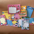 Retro Style Cute Memo Notes Sheets Paper Animals Colourful