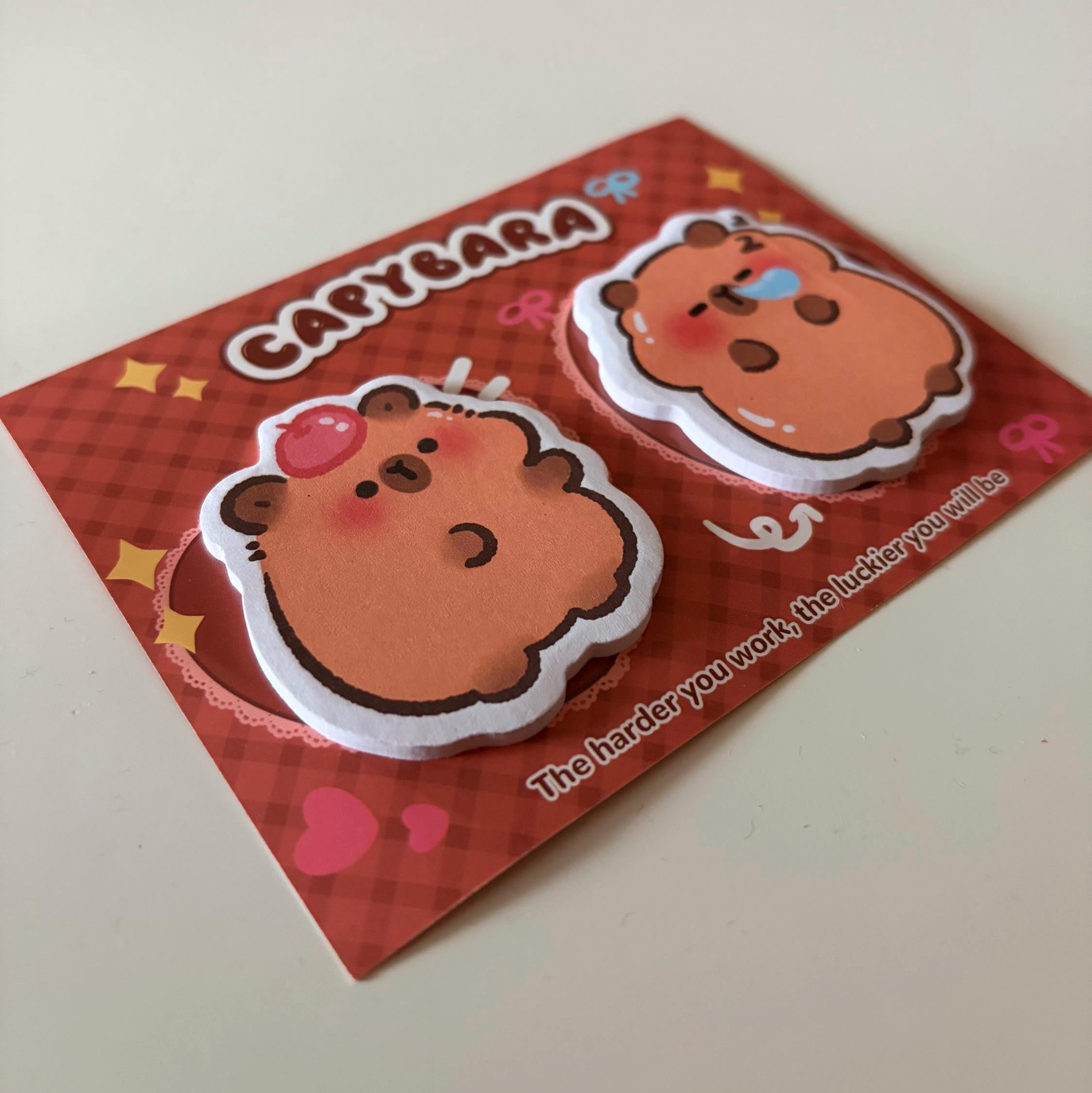 Capybara Sticky Notes Notepad