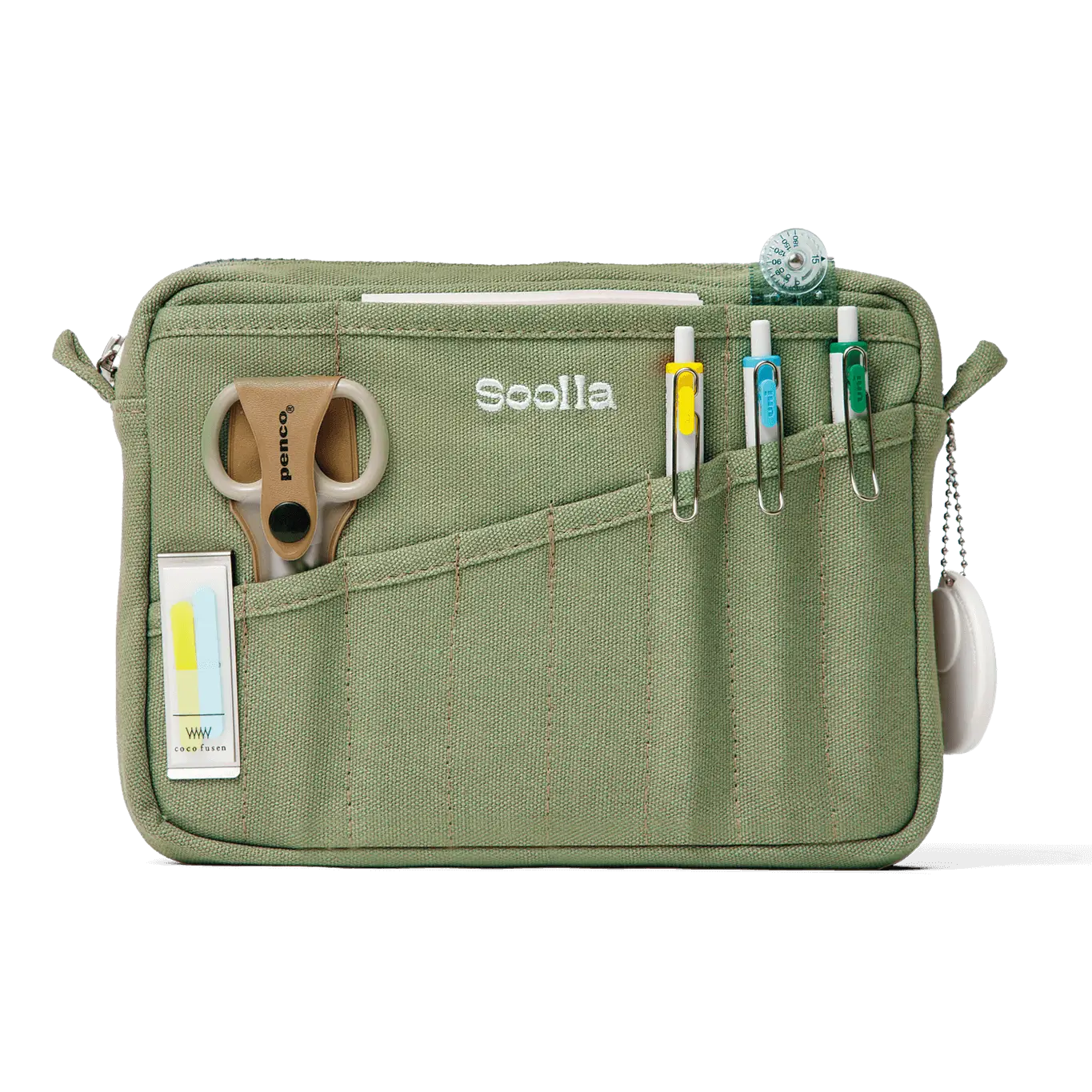 Soolla Studio Pouch Deep Forest Green
