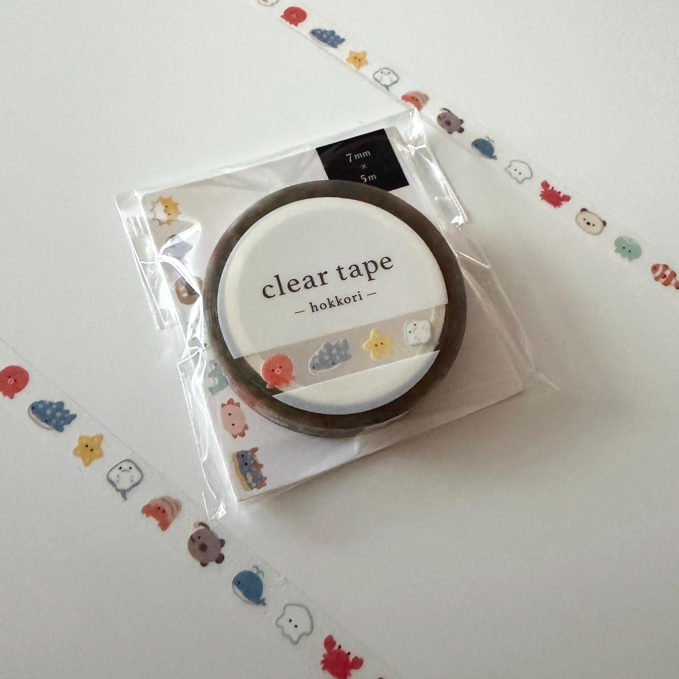 MIND WAVE Japanese Stitch Flowers Clear Washi Tape - Journaling Scrapbooking