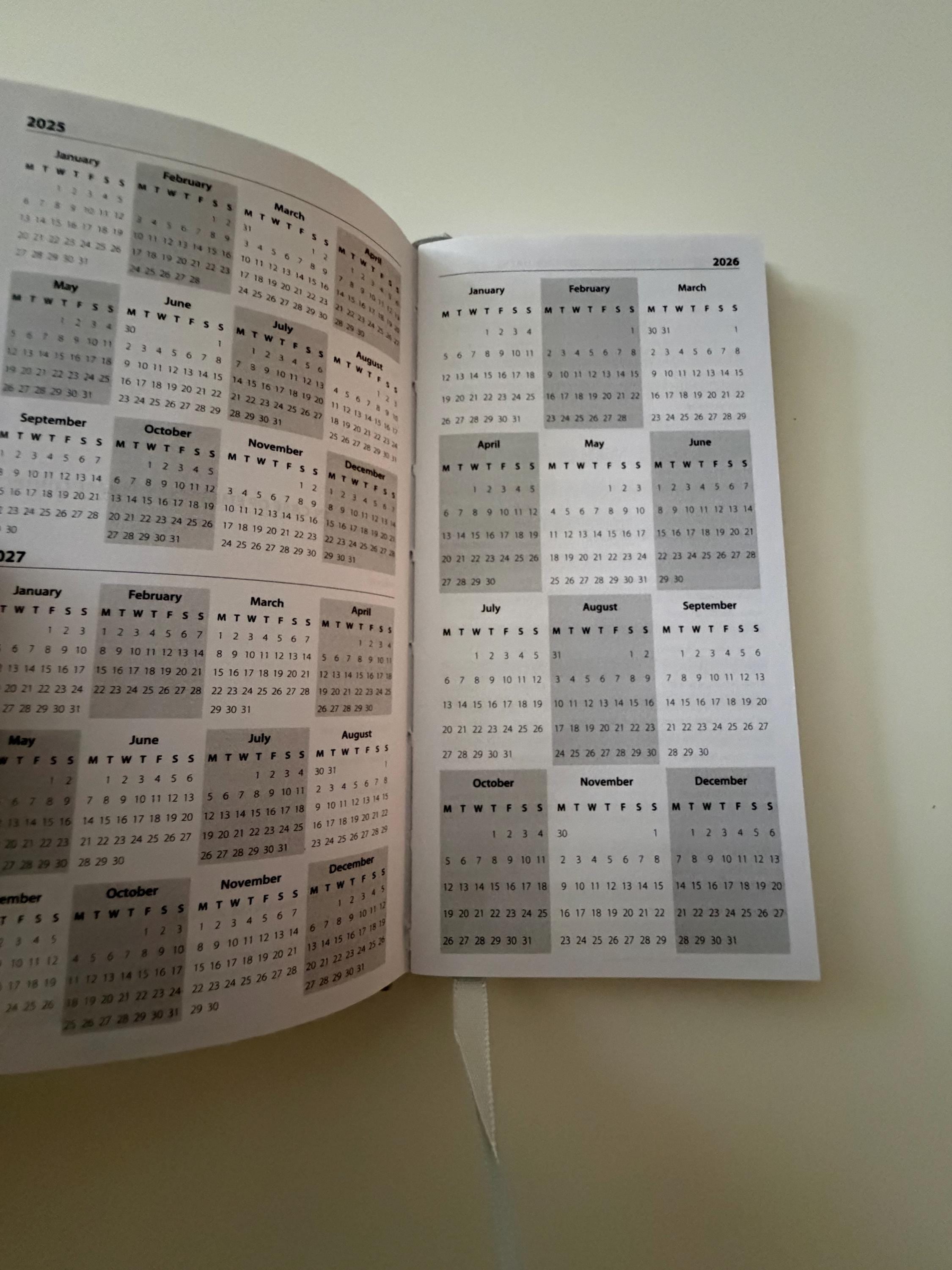 Minimalist Grey 2026 Diary Planner Notebook | New Year Stationery & Craft Supplies