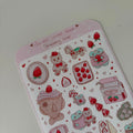 Strawberry Lover Sticker Sheet - Buniemi