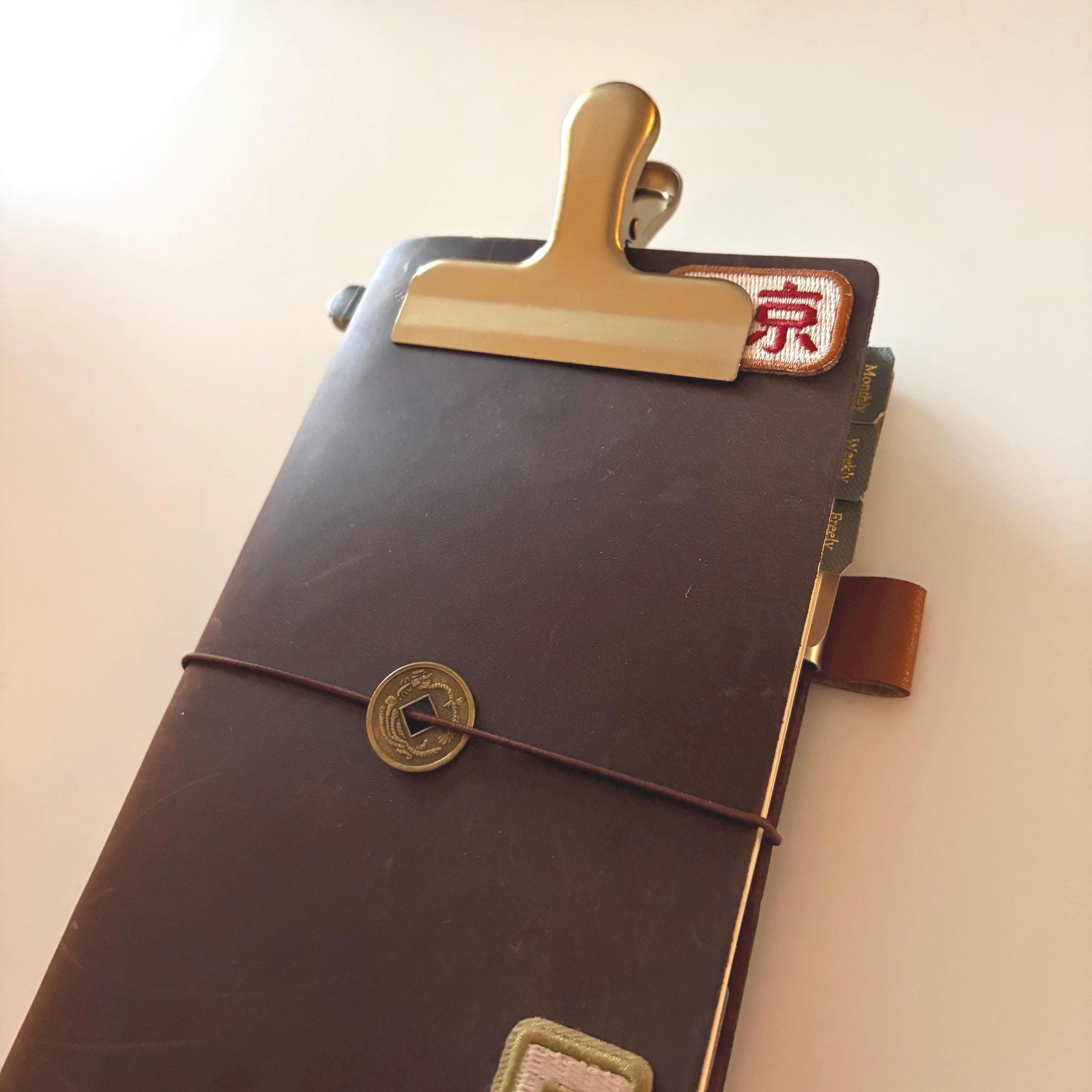 Brass Journal Clip & Page Holder | Vintage‑Style Planner & Notebook Accessory