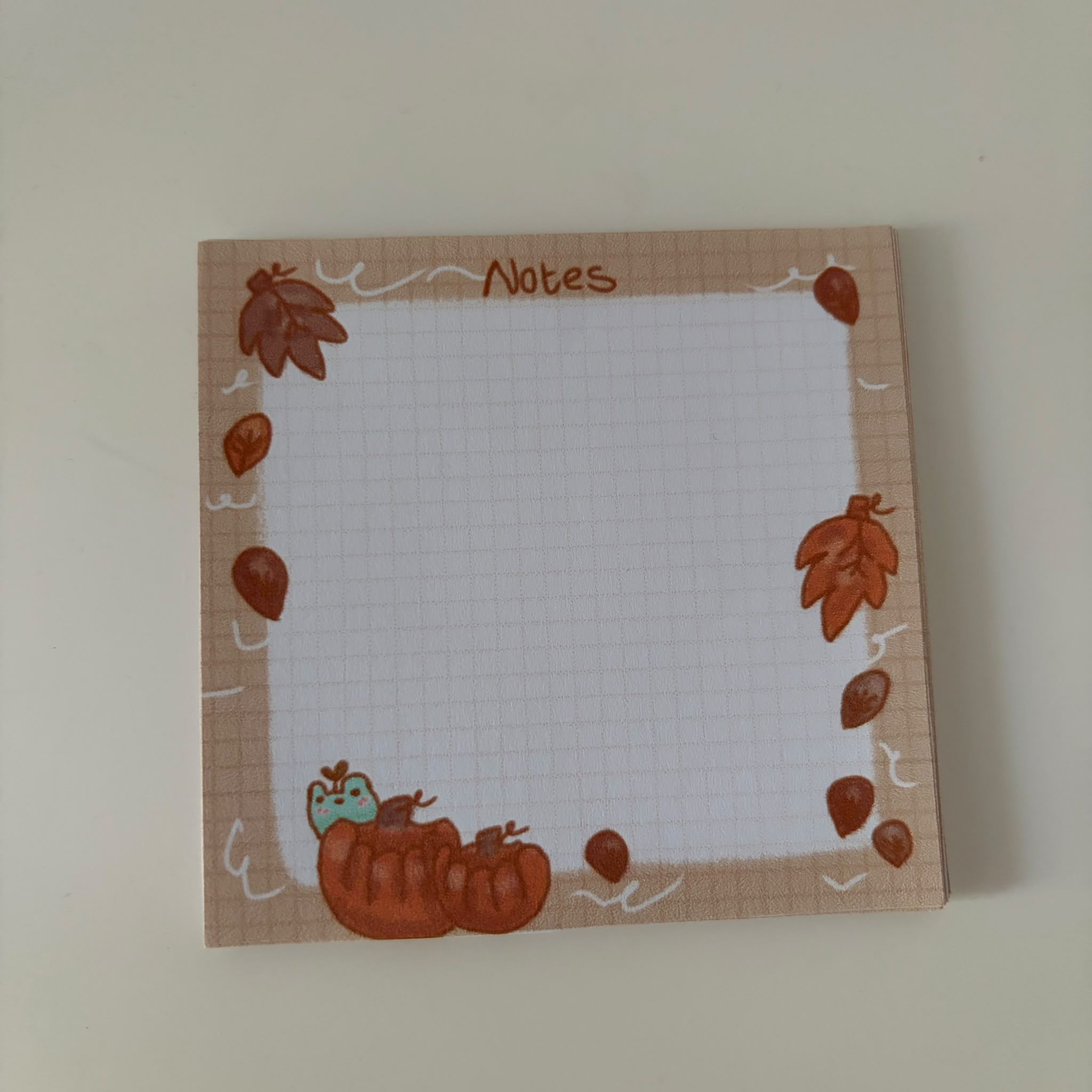 Pumpkin Sprout - Loose Sheets Memo Pad - Buniemi