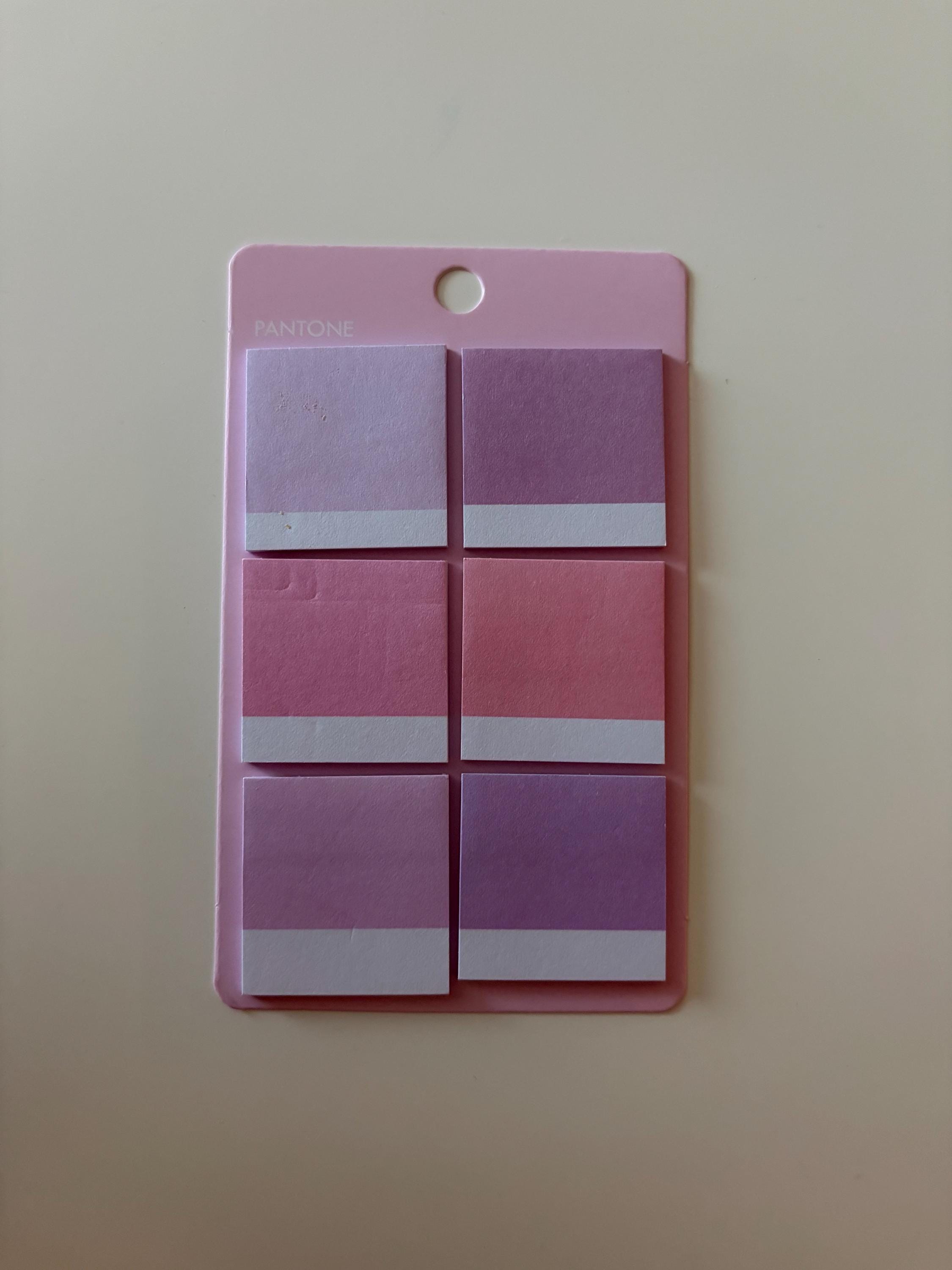 Pantone-Inspired Sticky Notepad | Colourful Memo Pad for Desk & Planning