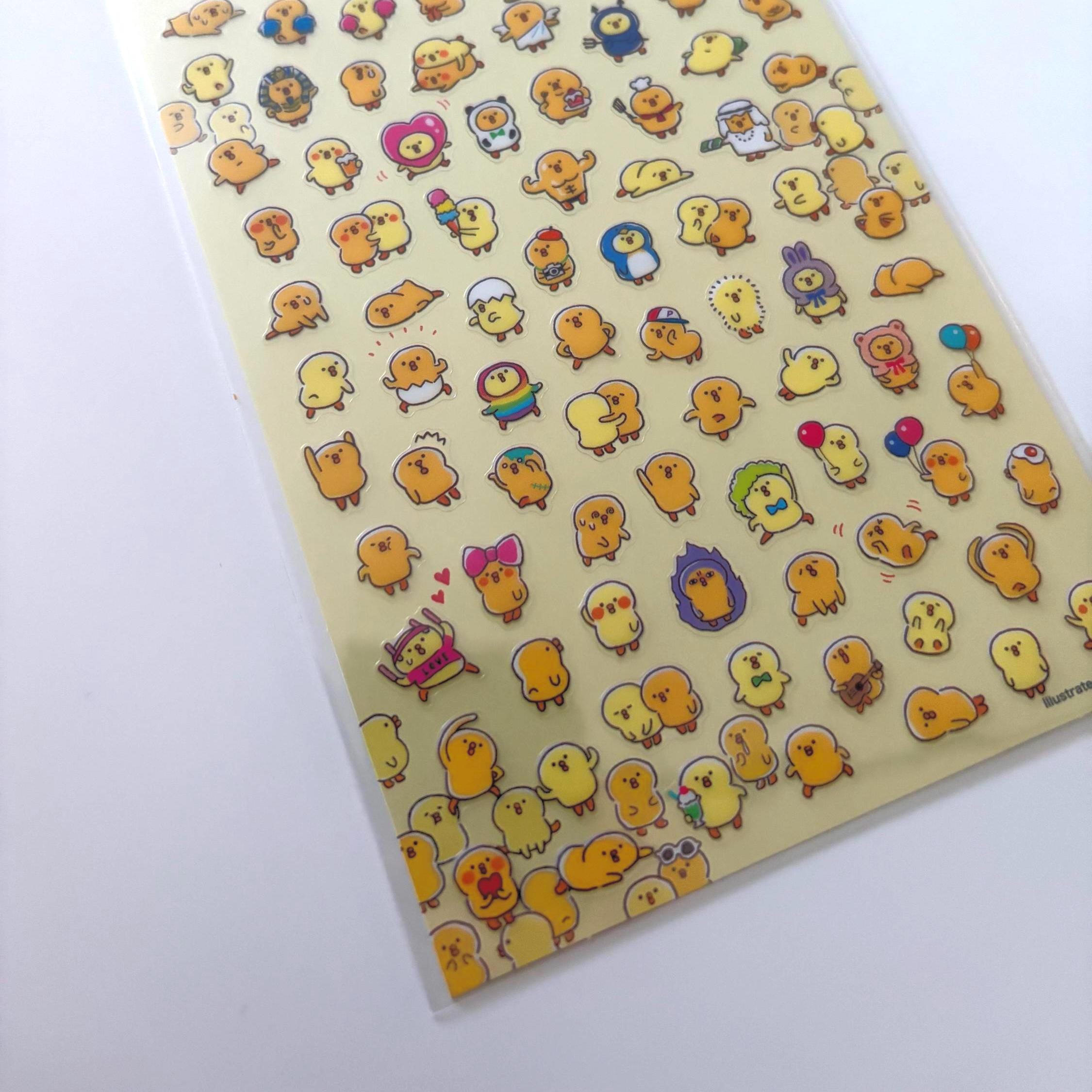 Japanese Chick Stickers | Japan Stationery, Kawaii Planner MIND WAVE