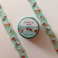 MIND WAVE Japanese Hokkori Masking Tape Die Cut Film Series for Journaling Stationery Scrapbooking Junk Journal Sea Otter
