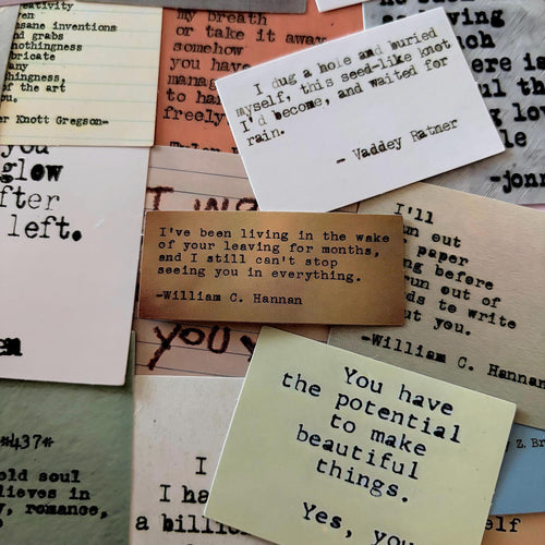 50pcs Literature Quote Love Vintage Stickers Journal, Planner, Scrapbooking and Crafts
