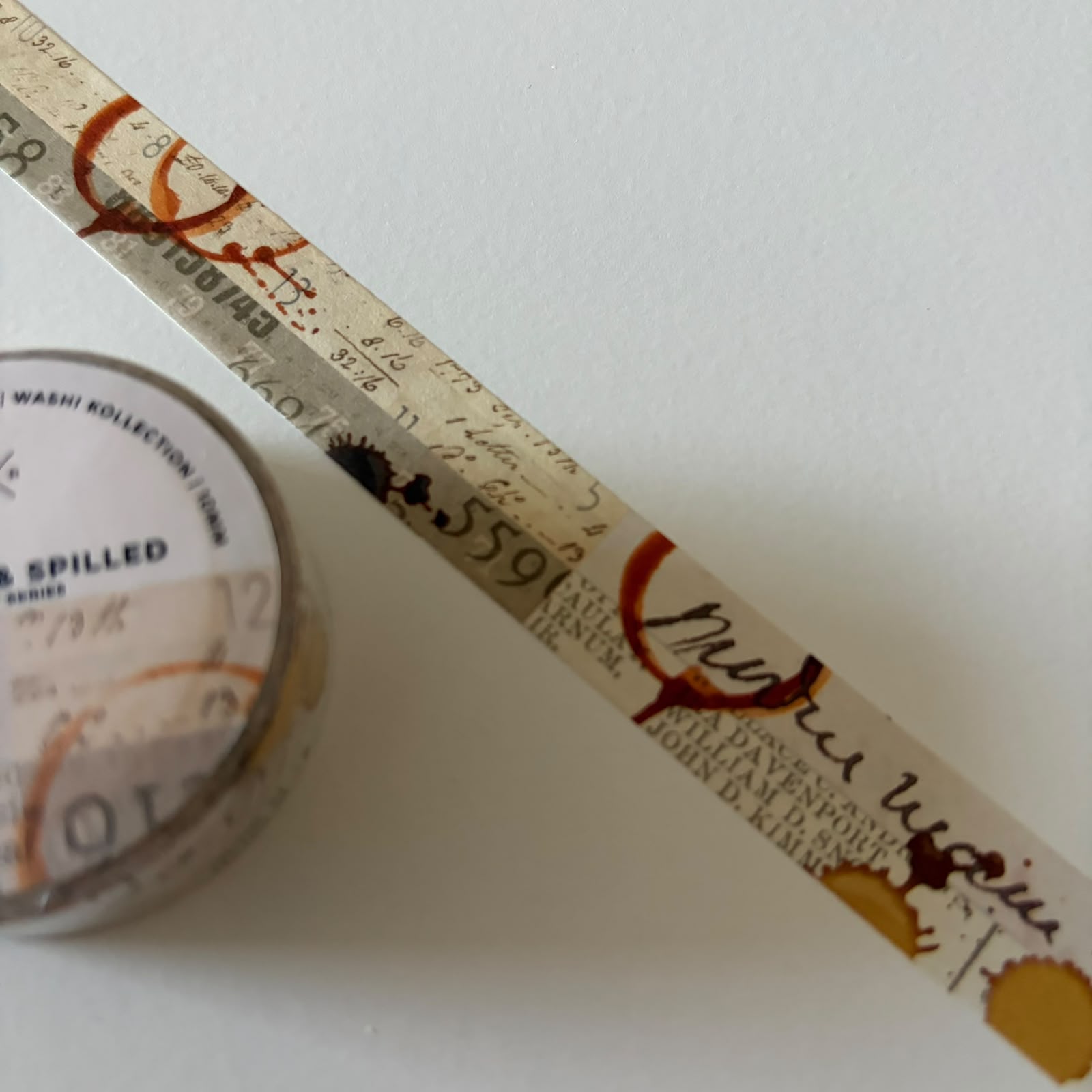 Stamped and Spilled Washi Tape - Kolour Cafe