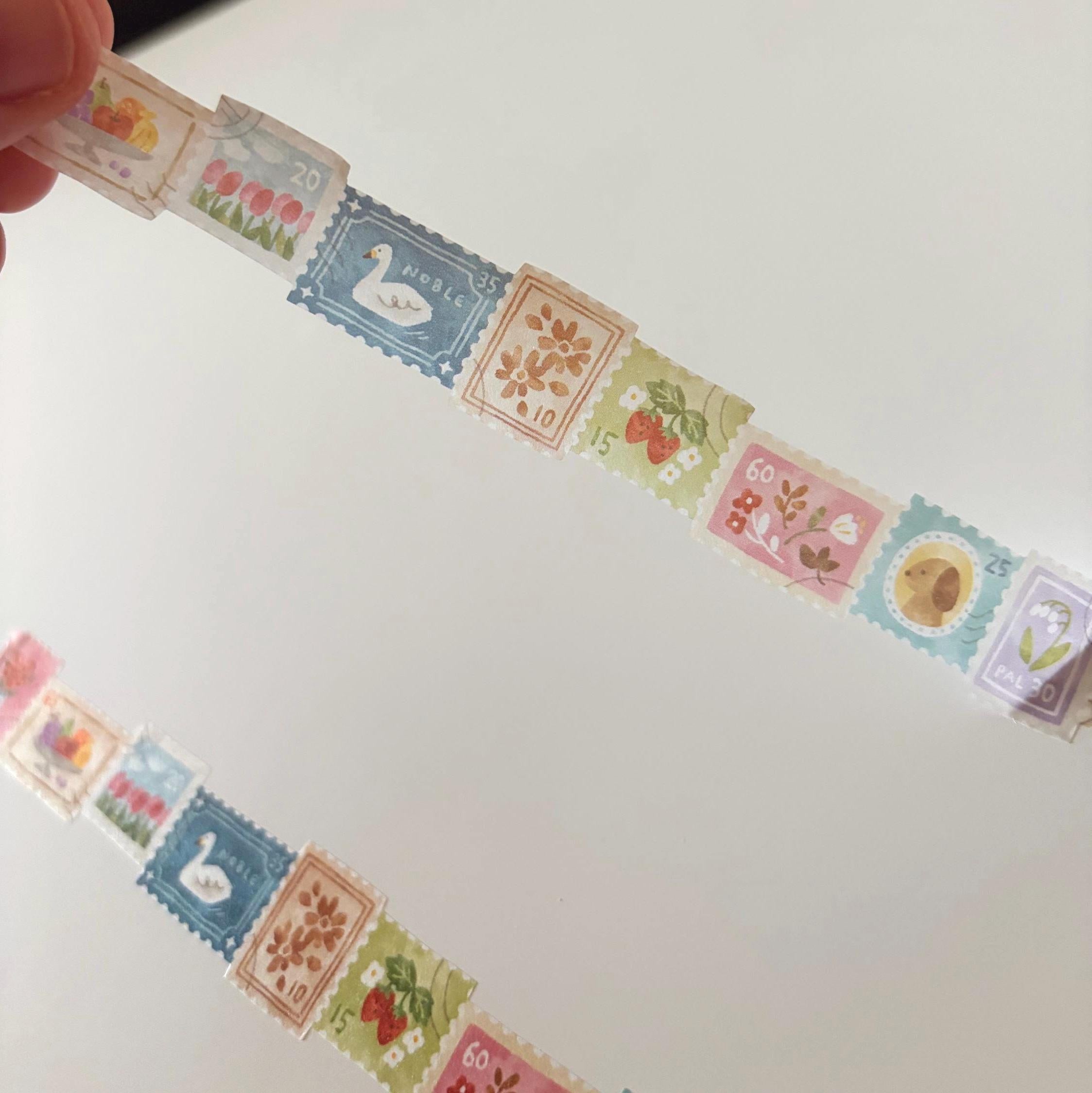 Mind Wave Japanese Washi Tape: Die Cut Stamps for Journaling