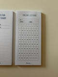 Minimalist Tracker Notepad – Book, Study, Daily Notes