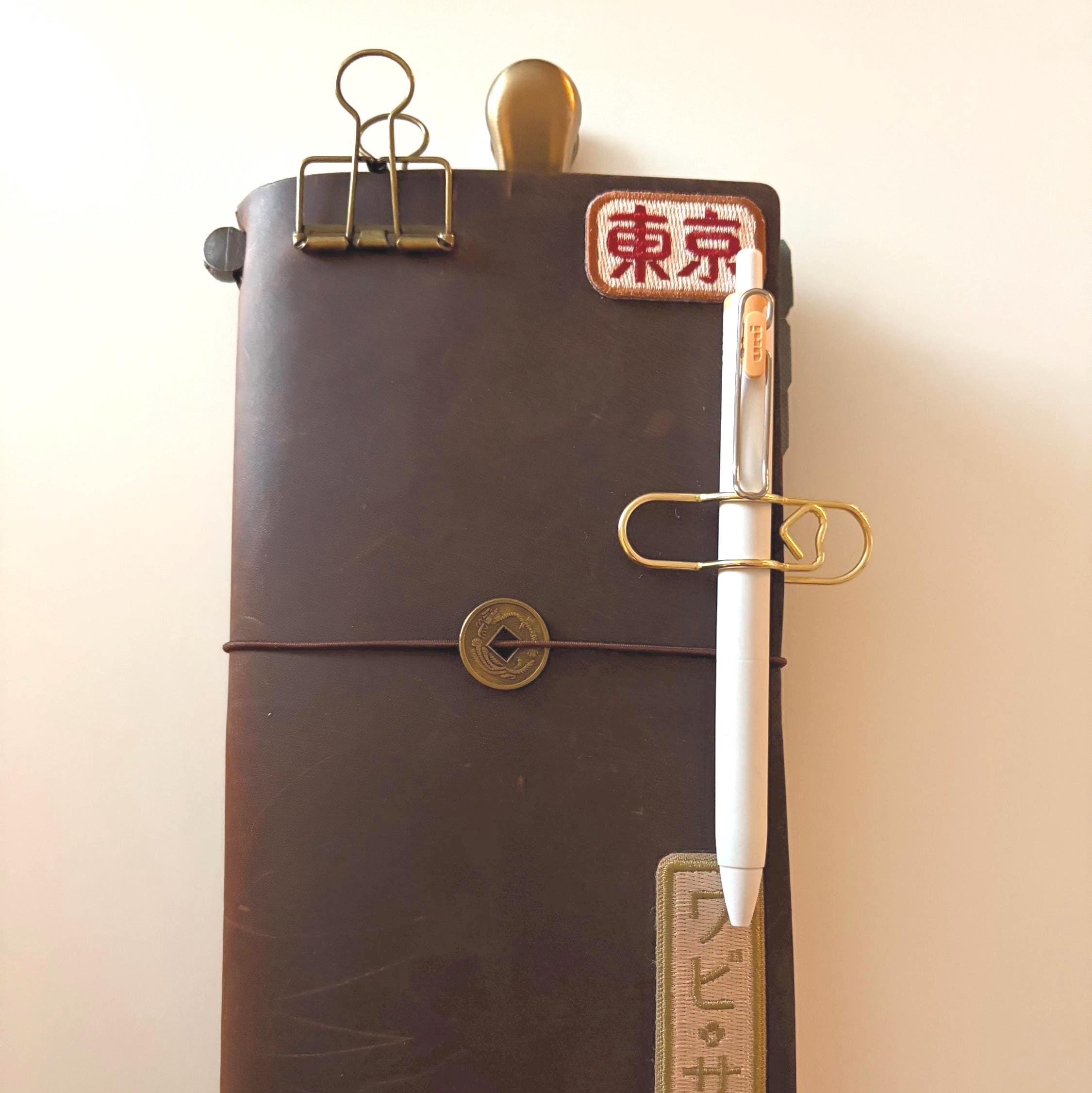 Colourful Pen Holder Clip Notebook Journal Accessories Craft Supplies