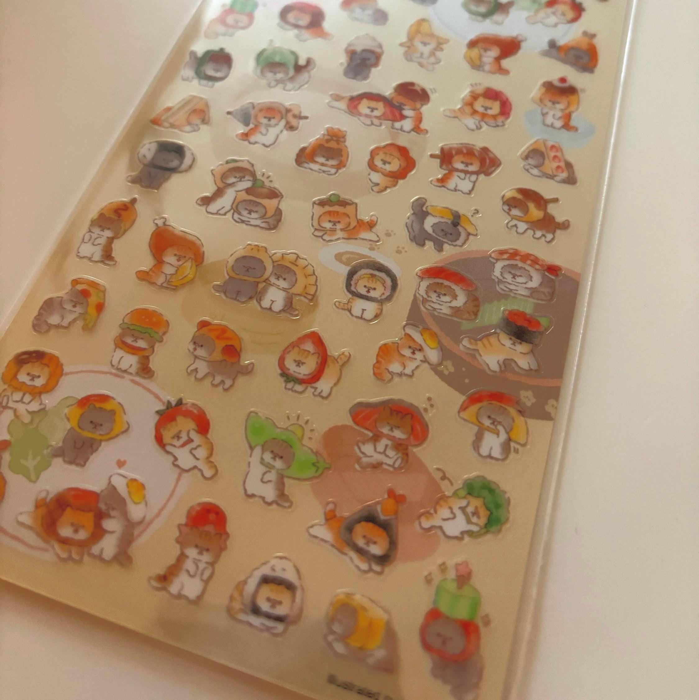 Okaburineko Cat Stickers | Japanese Stationery MIND WAVE JAPAN