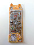 Kawaii Animal Planner Stickers – Cute Journal & Scrapbook Sticker Sheets (Pack of 10)