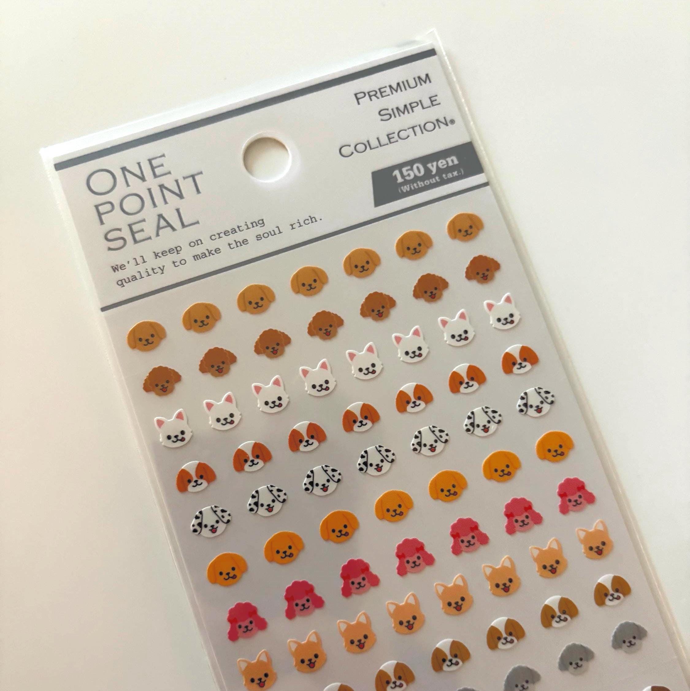 Mind Wave Japanese Stickers, Animals, Daily Life, Journal Stickers