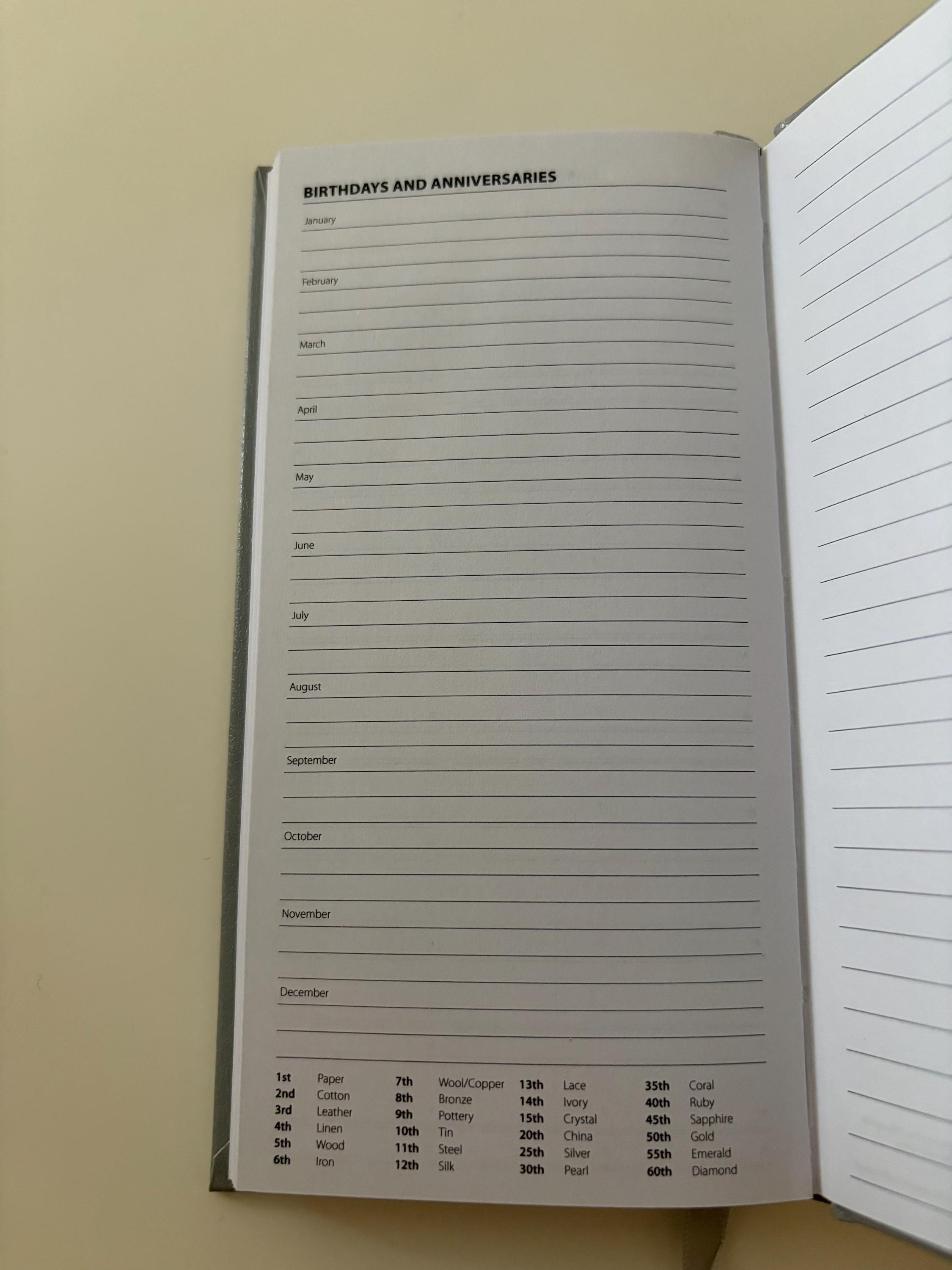 Minimalist Grey 2026 Diary Planner Notebook | New Year Stationery & Craft Supplies