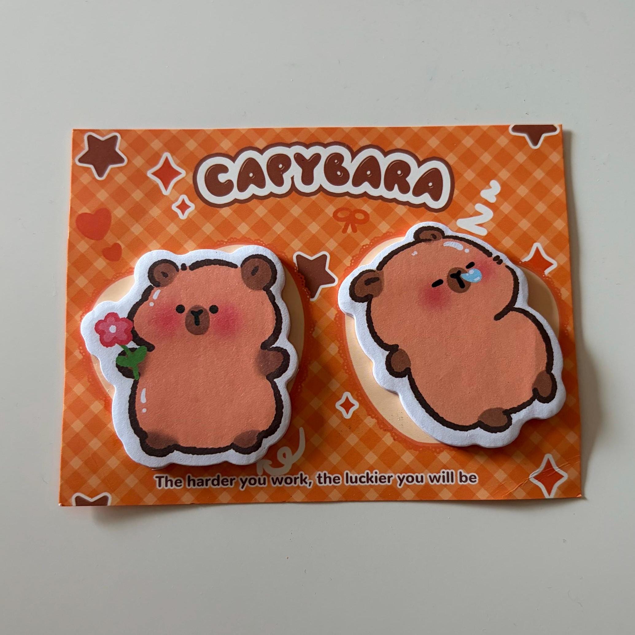 Capybara Sticky Notes Notepad