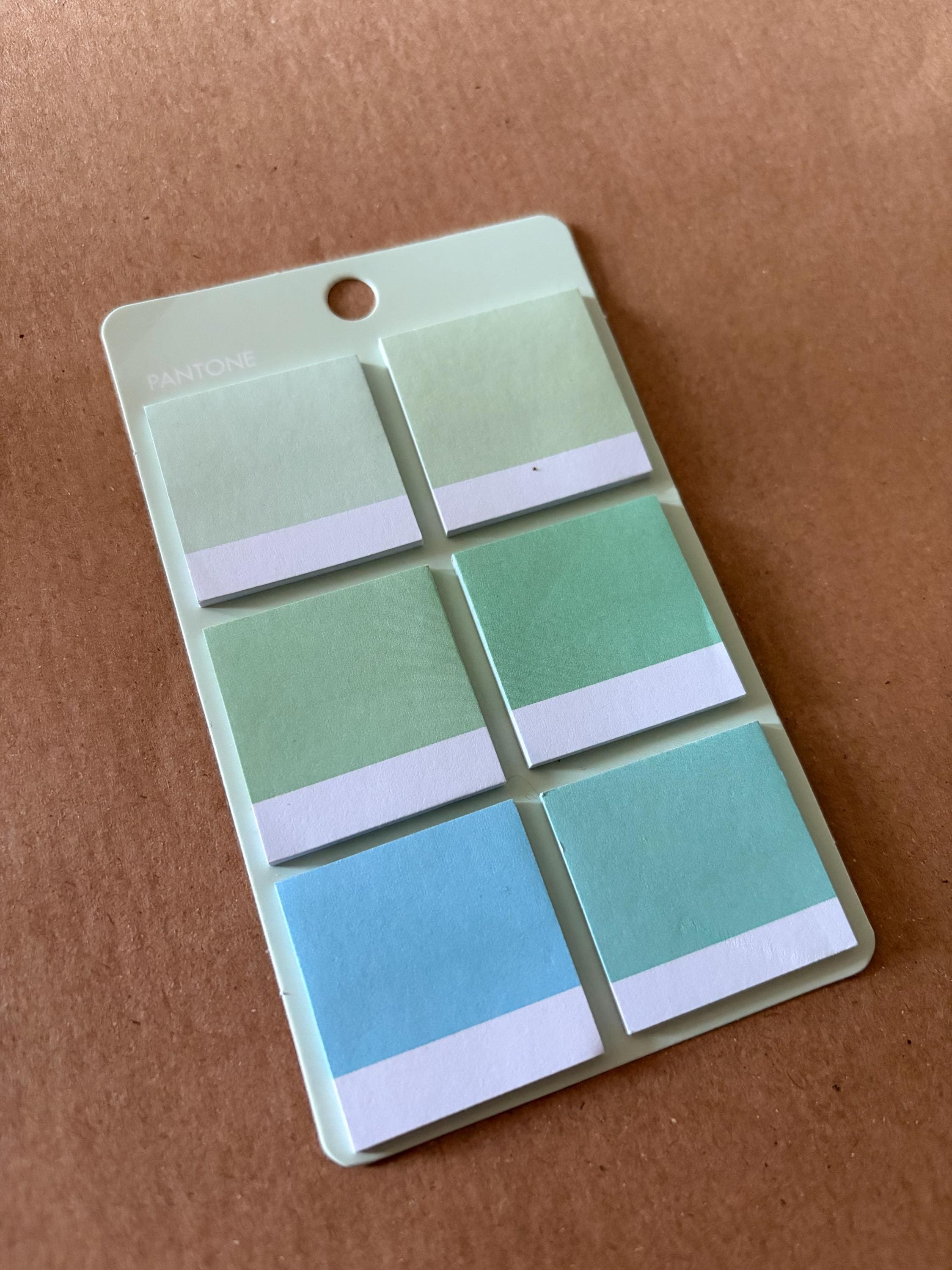 Pantone-Inspired Sticky Notepad | Colourful Memo Pad for Desk & Planning