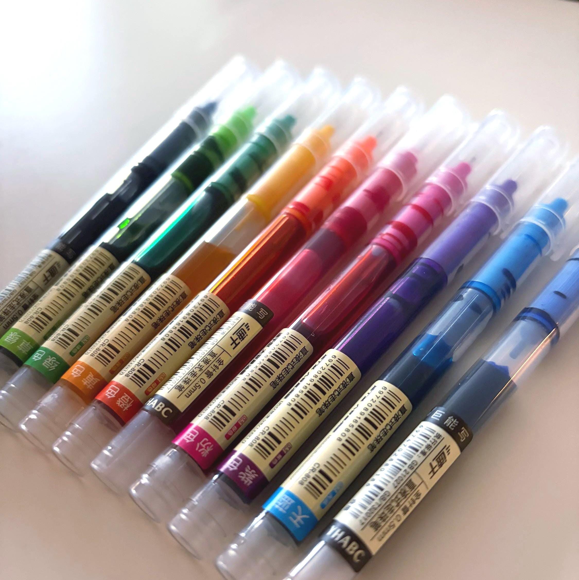 Set of Fineliner Pens – Japanese/Chinese Thin Tip Drawing, Writing & Journaling Pen Set