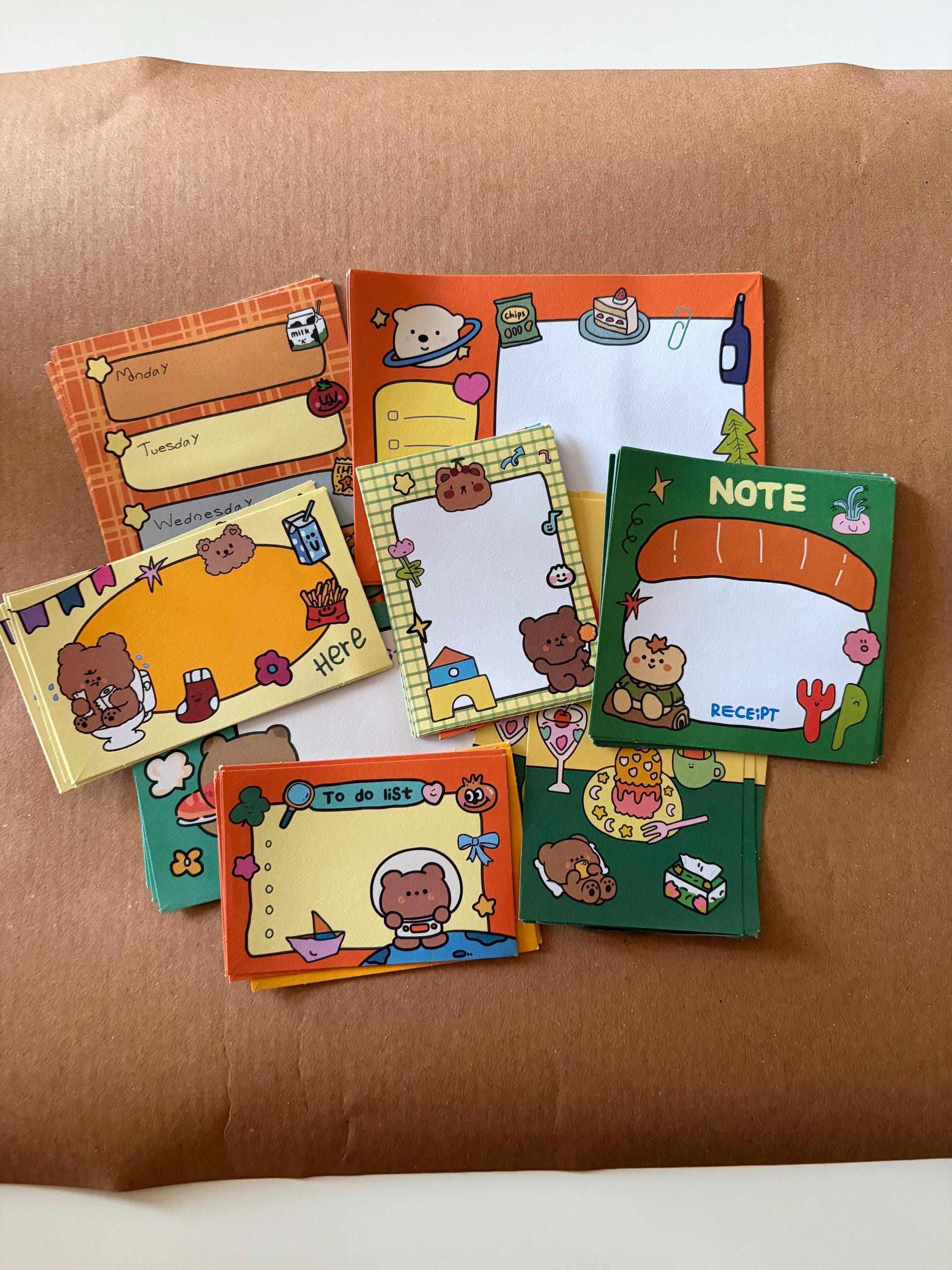 Retro Style Cute Memo Notes