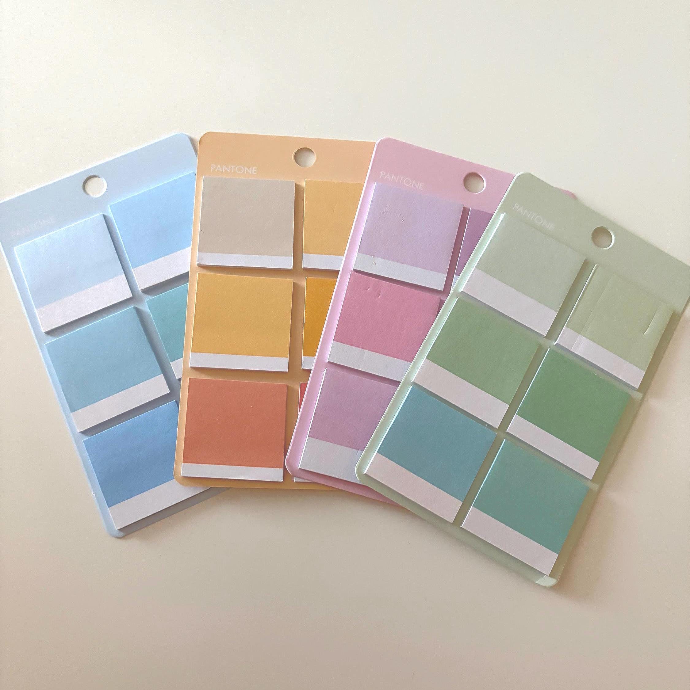 Pantone-Inspired Sticky Notepad | Colourful Memo Pad for Desk & Planning