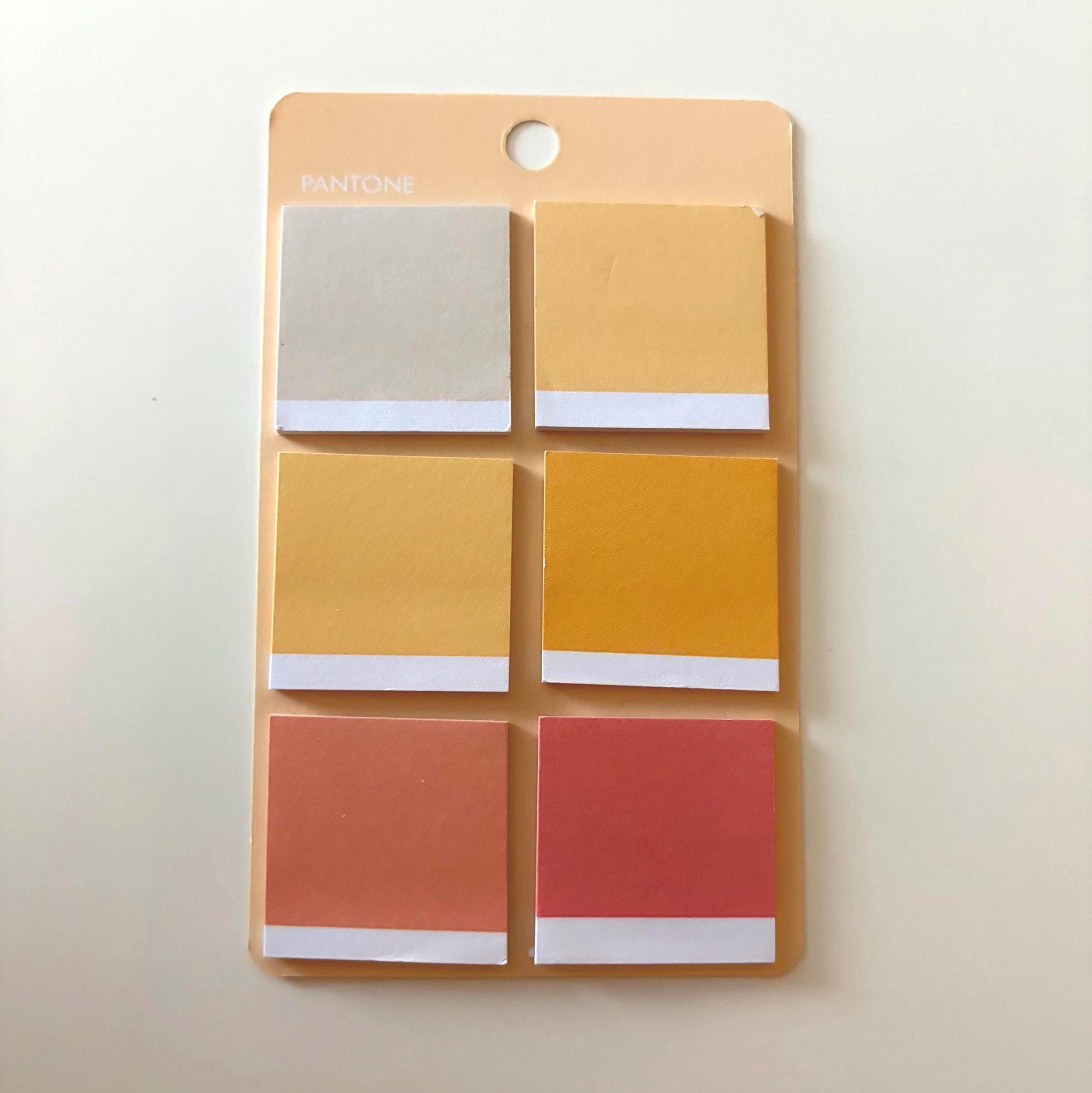 Pantone-Inspired Sticky Notepad | Colourful Memo Pad for Desk & Planning