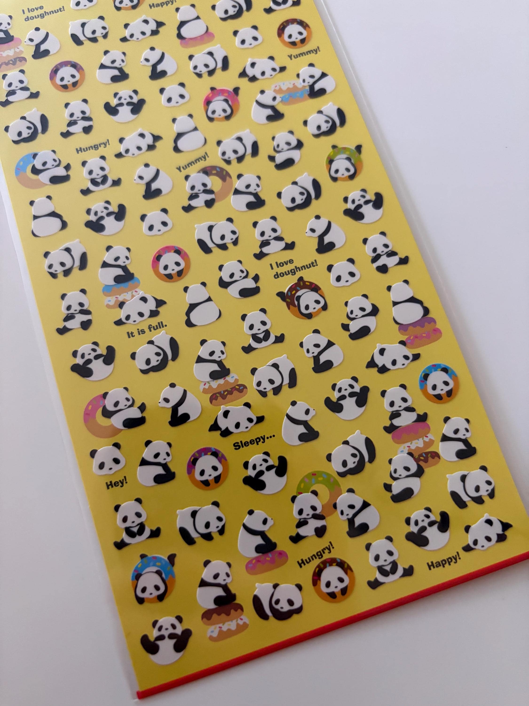 Mind Wave Panda Stickers | Japanese Stationery, Planner Decals