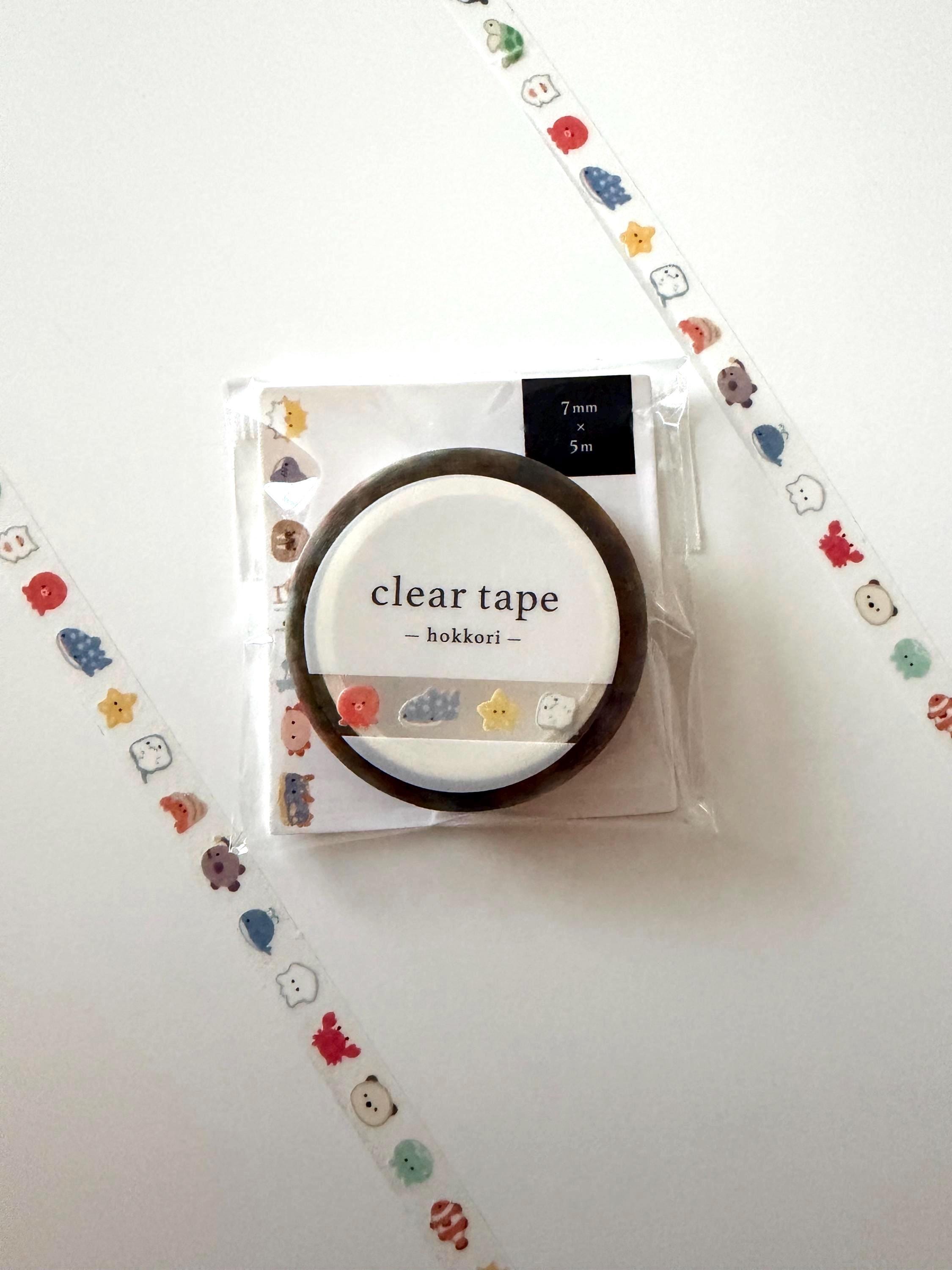 MIND WAVE Japanese Stitch Flowers Clear Washi Tape - Journaling Scrapbooking