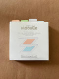 Set of 4 Sticky Notepad Memopad Colourful Pastel