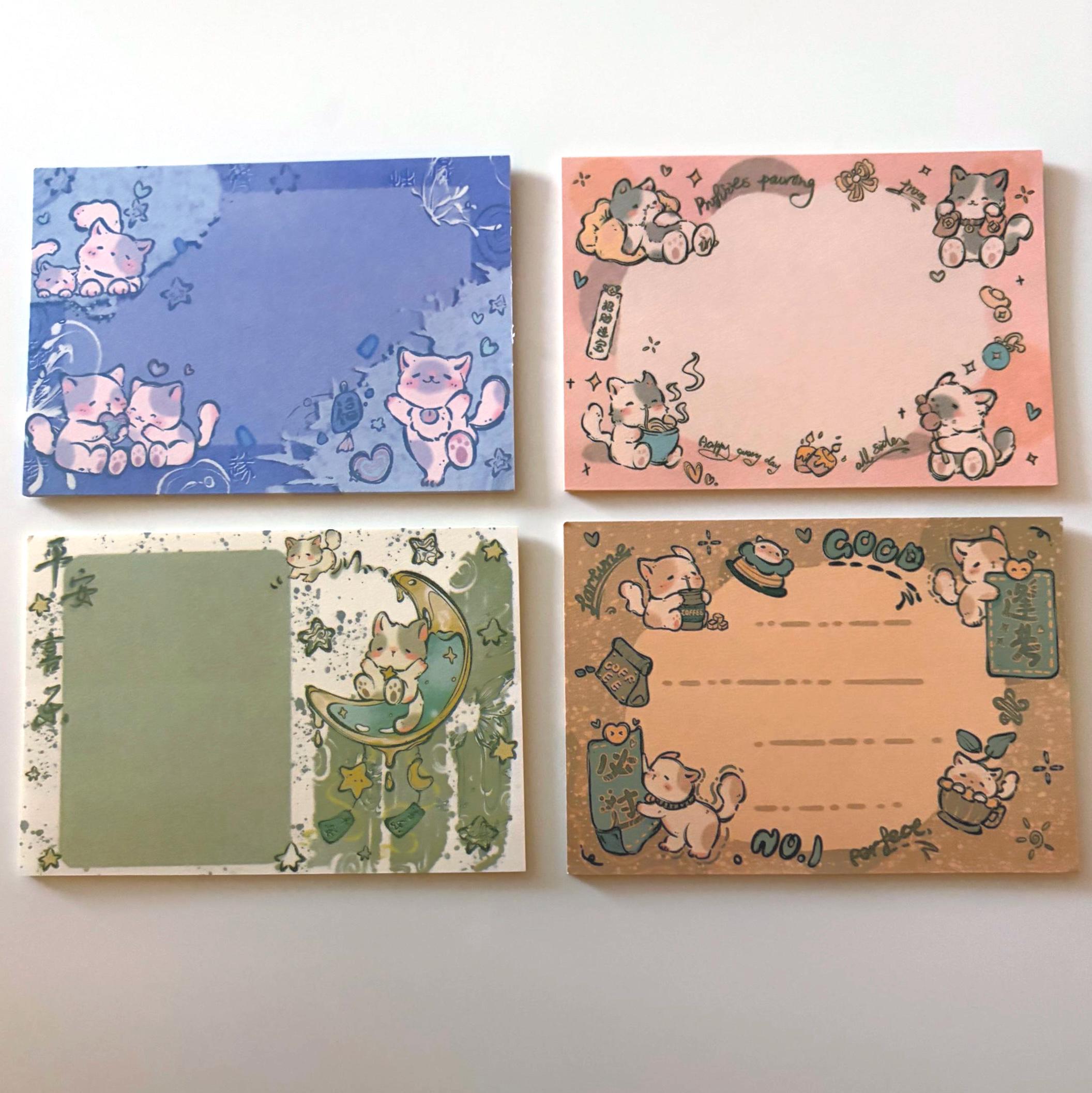 Cat Memopads | Japanese‑Style Kawaii Stationery Notes