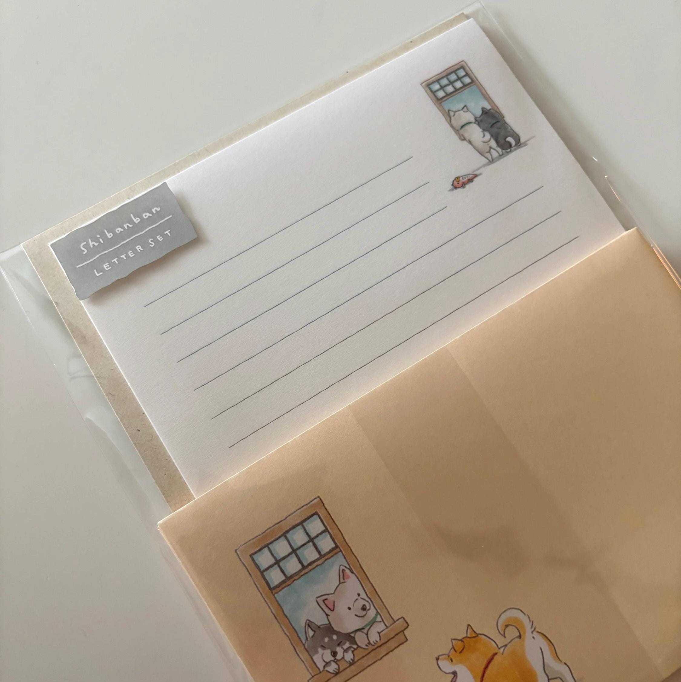 MIND WAVE Shibanban Japanese Stationery Letter Set Aasobo Penpal Snail Mail