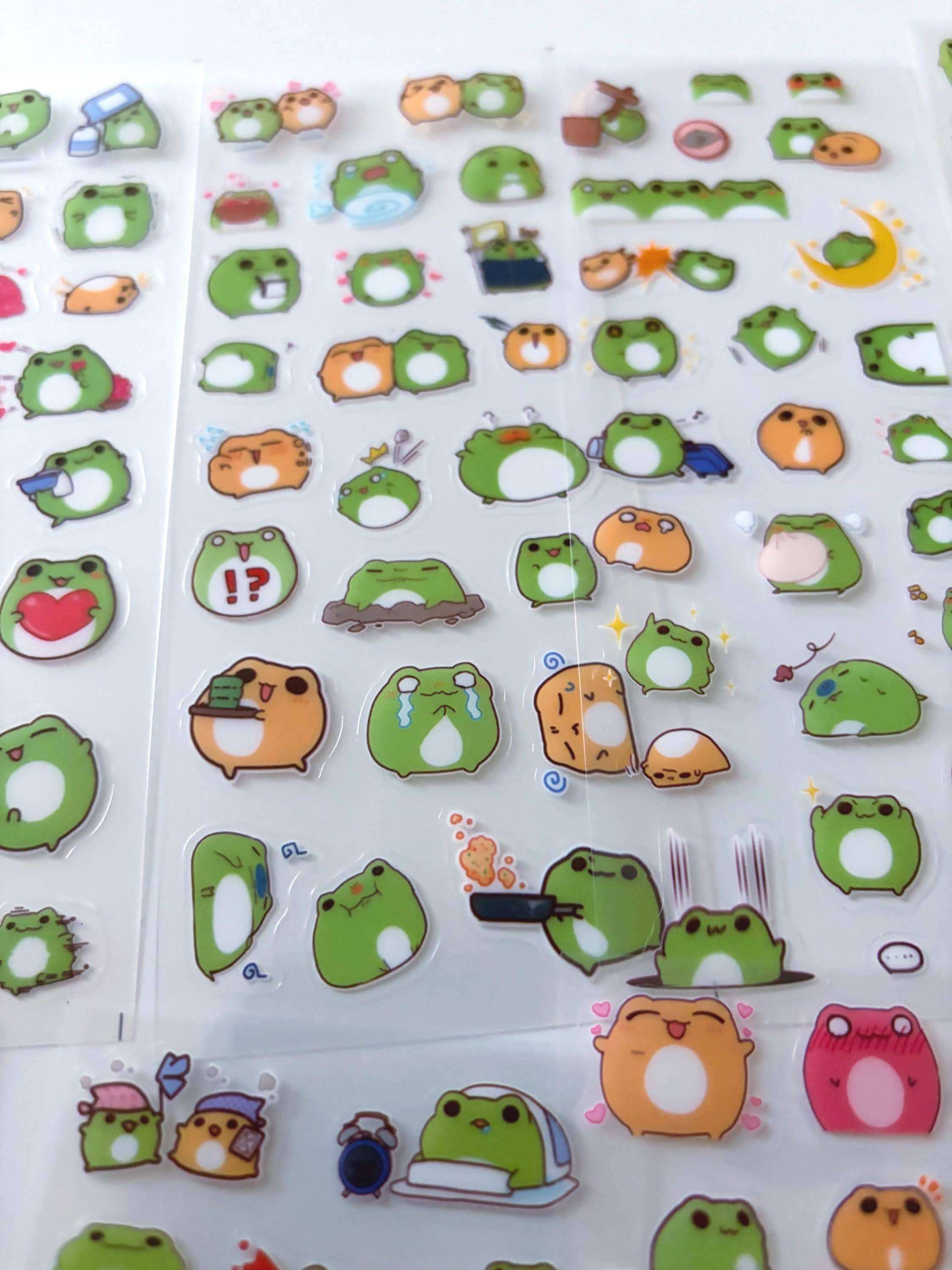 Kawaii Animal Planner Stickers – Cute Journal & Scrapbook Sticker Sheets (Pack of 10)