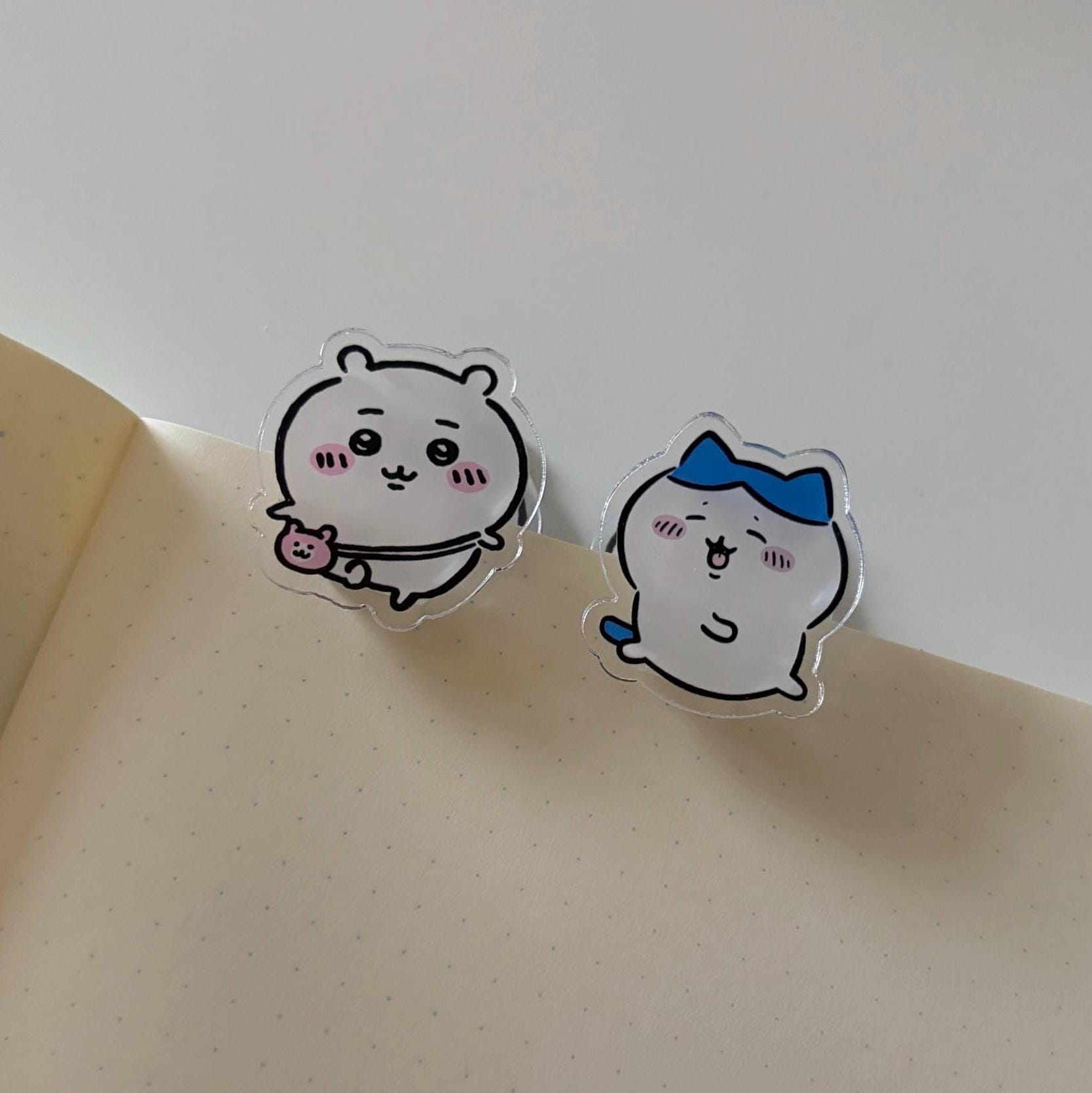 Chiikawa Kawaii Hachiware Clip Page Holder Notebooks