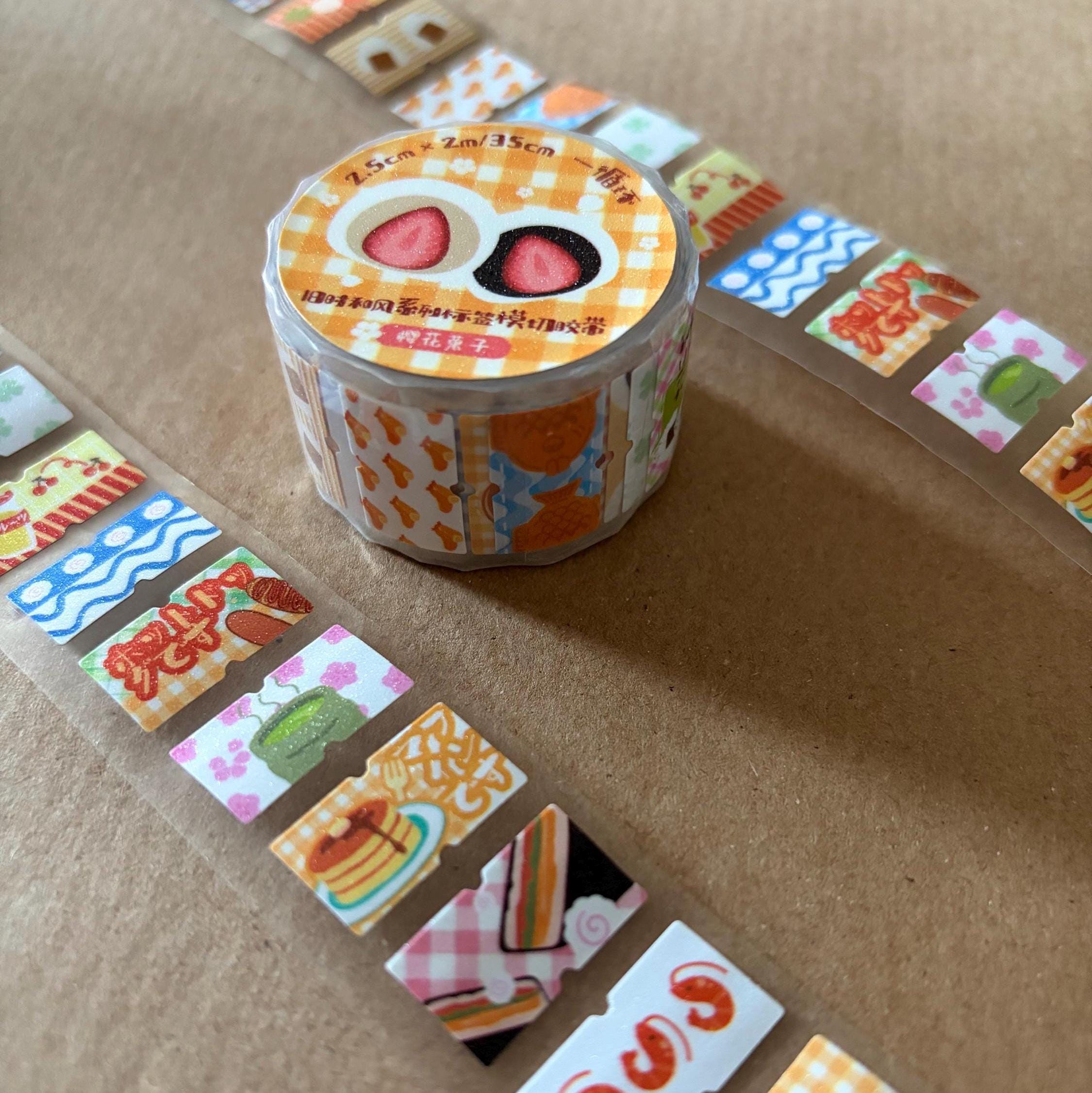 Japanese PET Washi Tape Individual Stickers Travelling Stamp Cute Kawaii