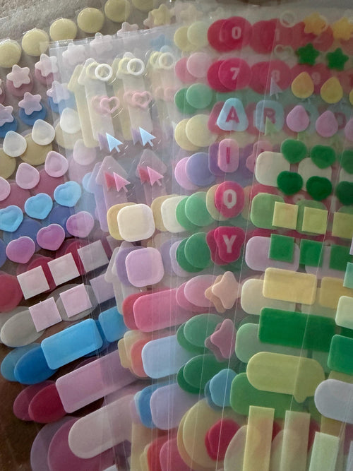 5 Sheets Label Stickers