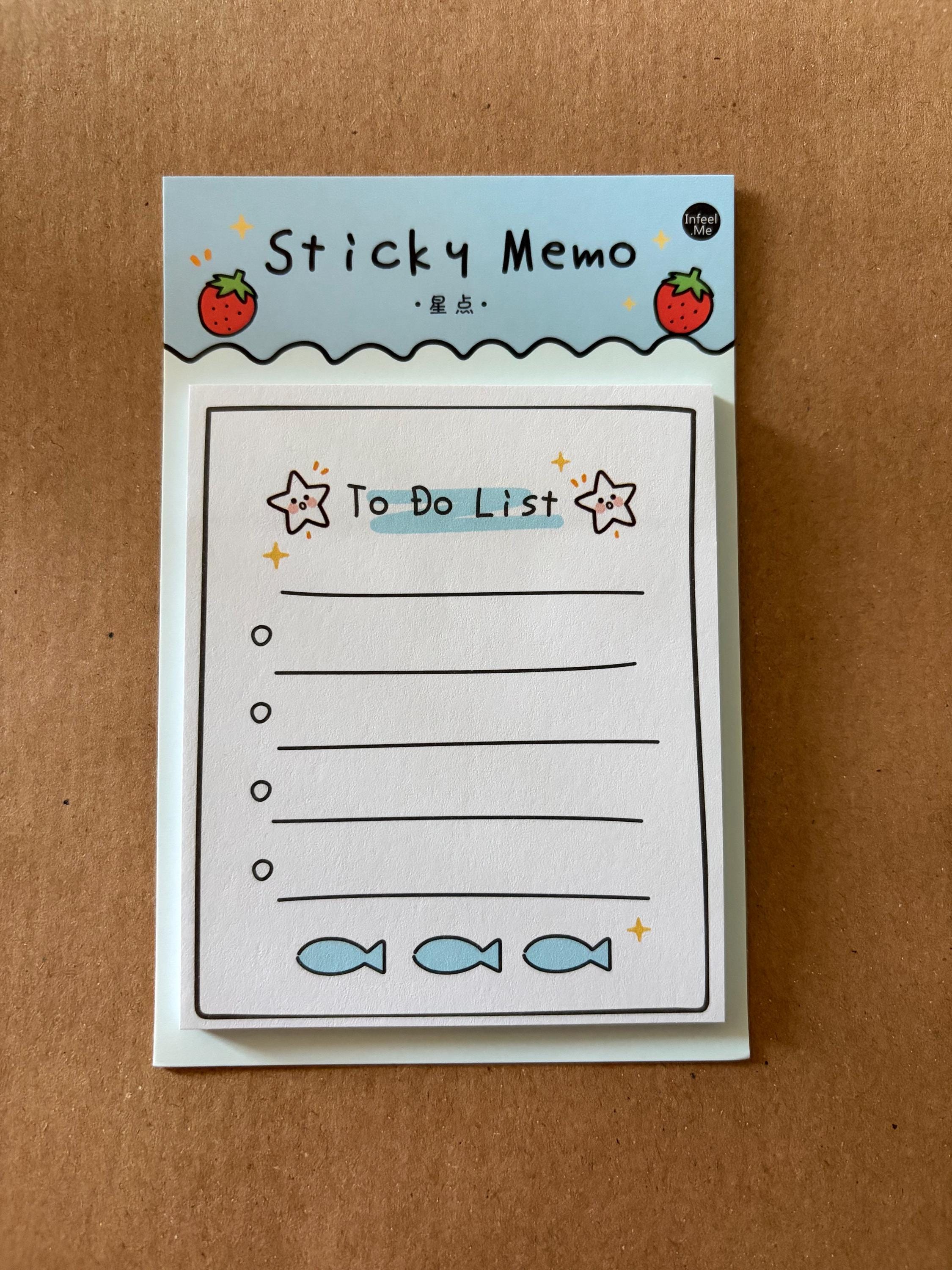 Kawaii Cat Sticky Notepad Memopad