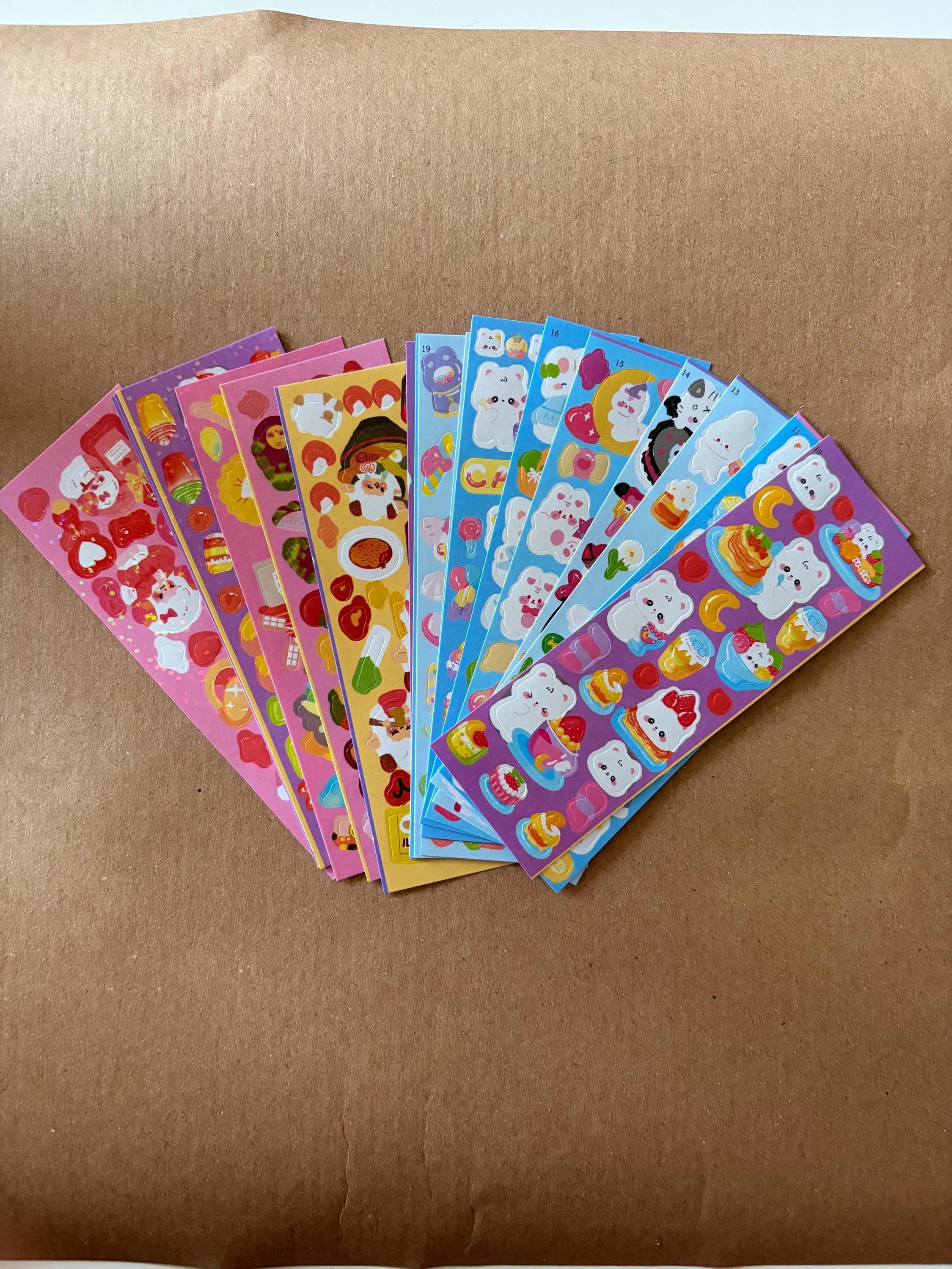 10 Sheets Cute Animal Stickers