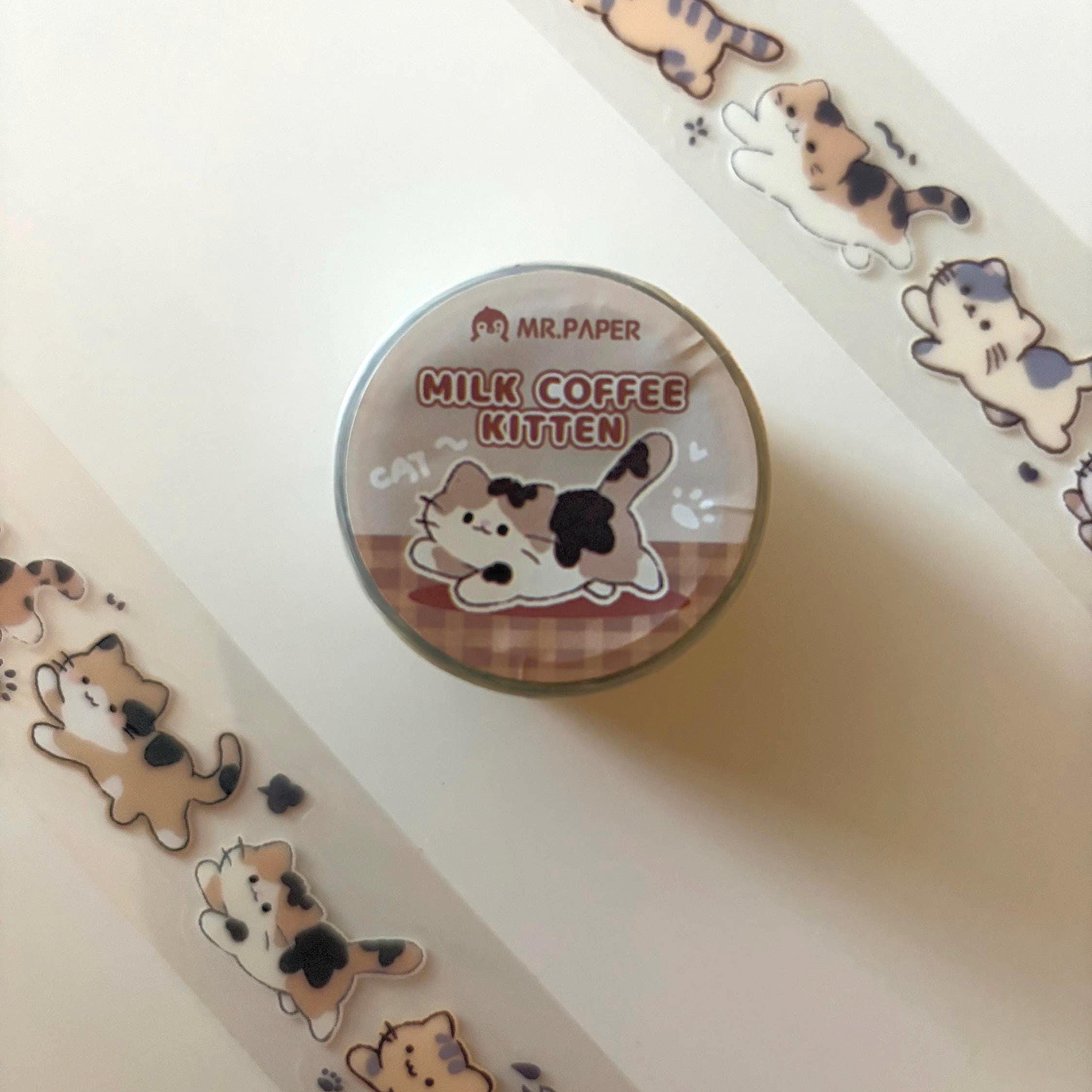 Cat Japanese Washi Tape | Kawaii Pet Tape for Crafts, Journaling & Decoration