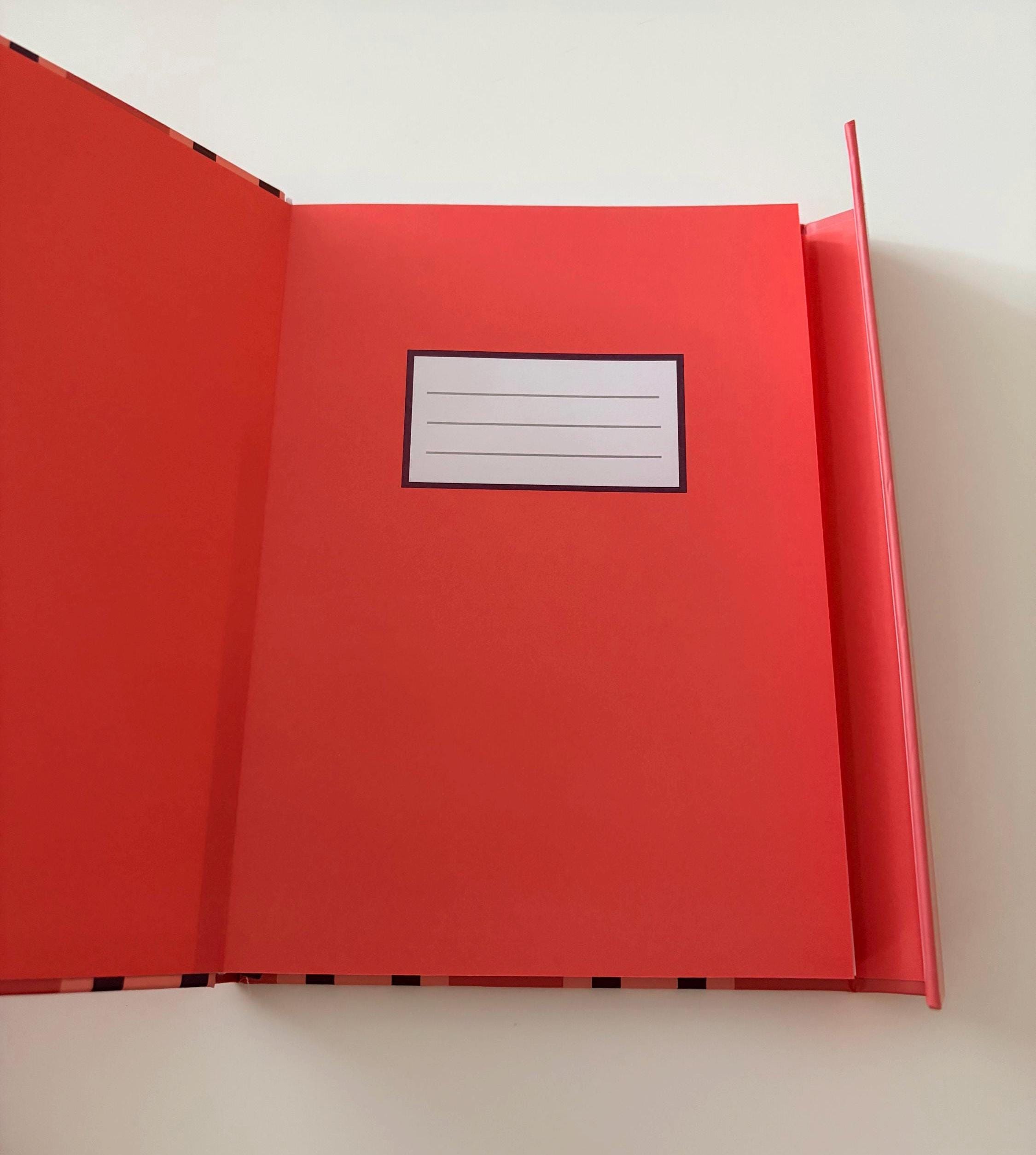 A5 Striped Peach Colour Notebook | Funky, Minimalist Stationery & Craft Supplies