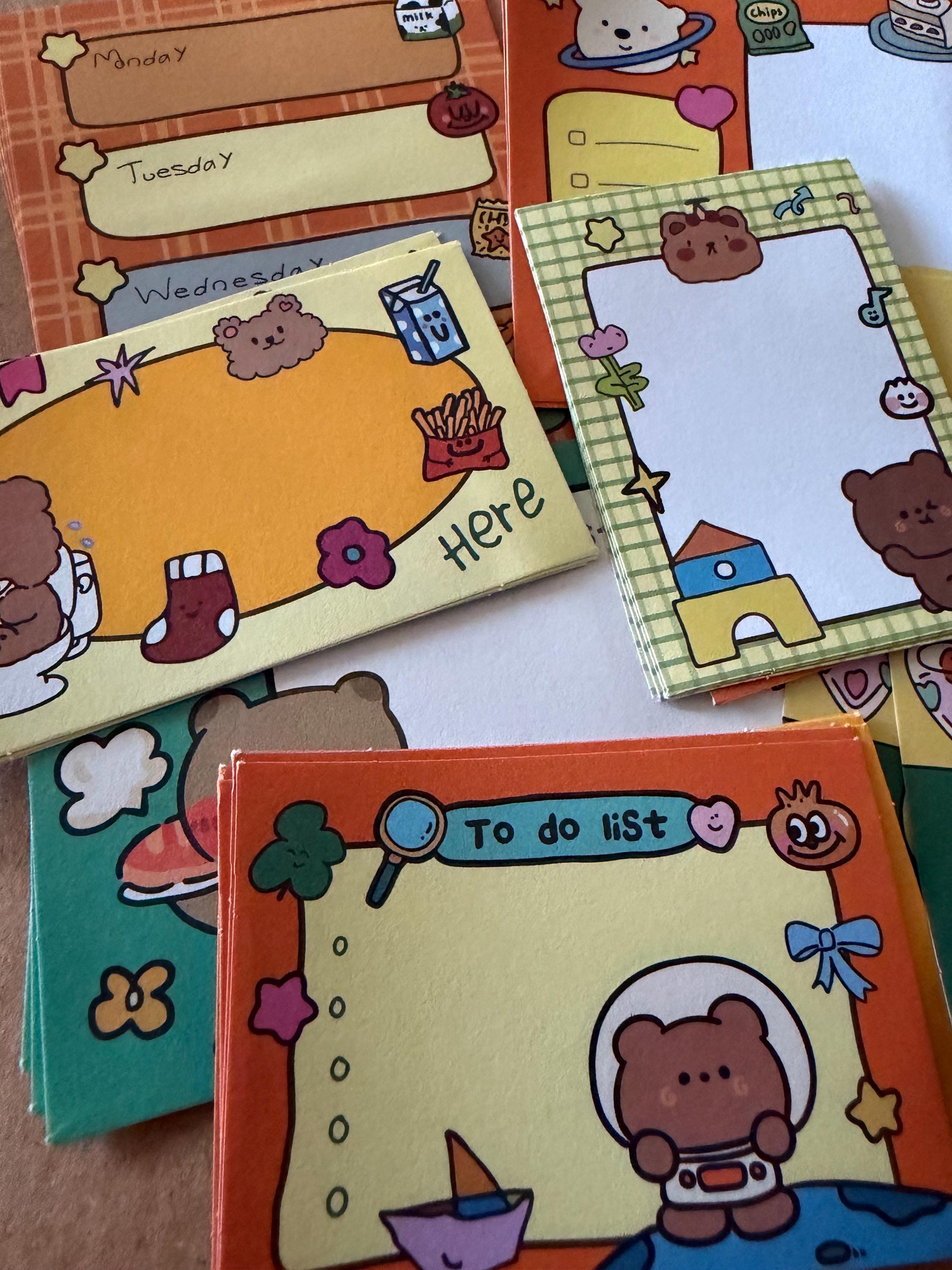 Retro Style Cute Memo Notes