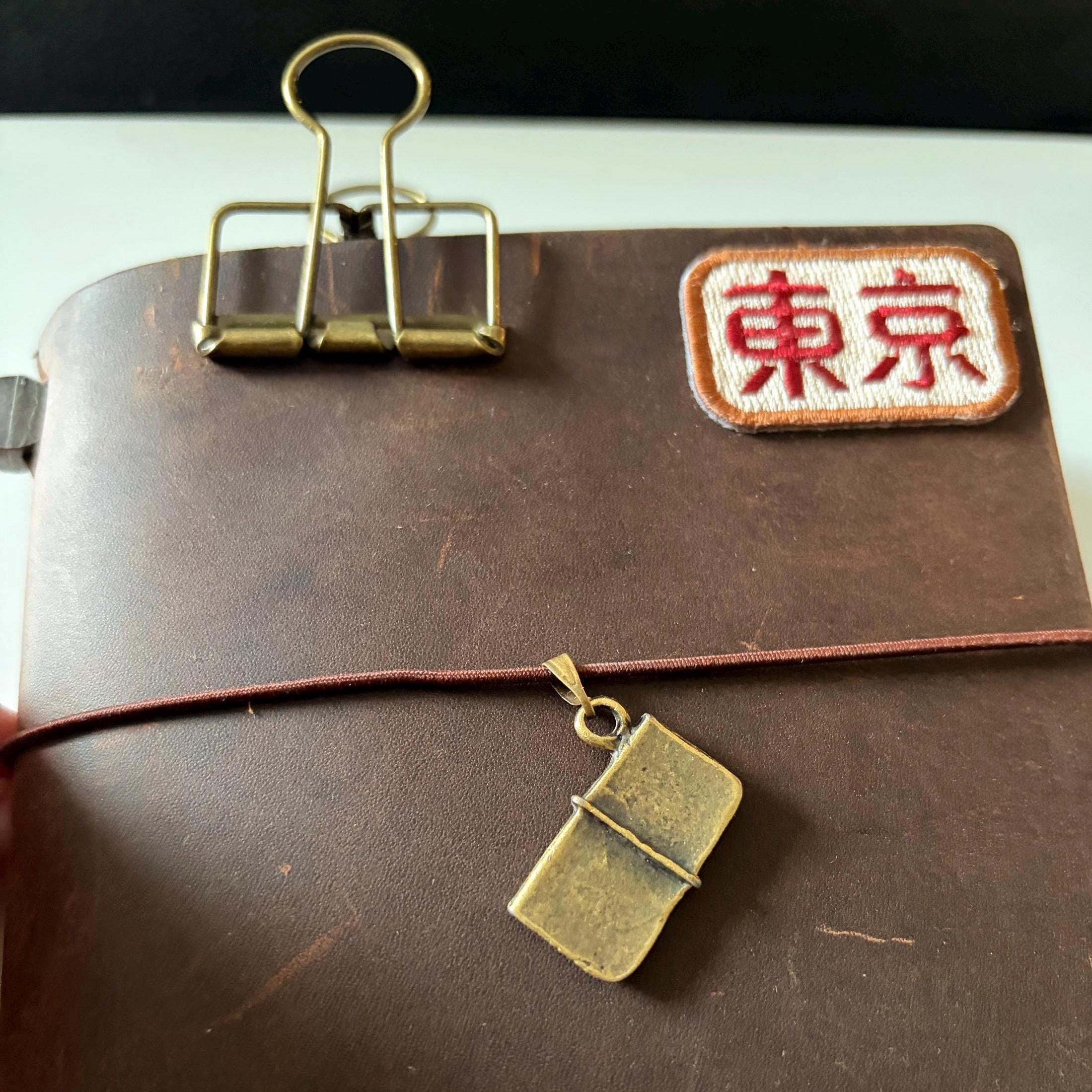 Brass Journal Charm Pen Travelers Notebook Craft Journal Supplies