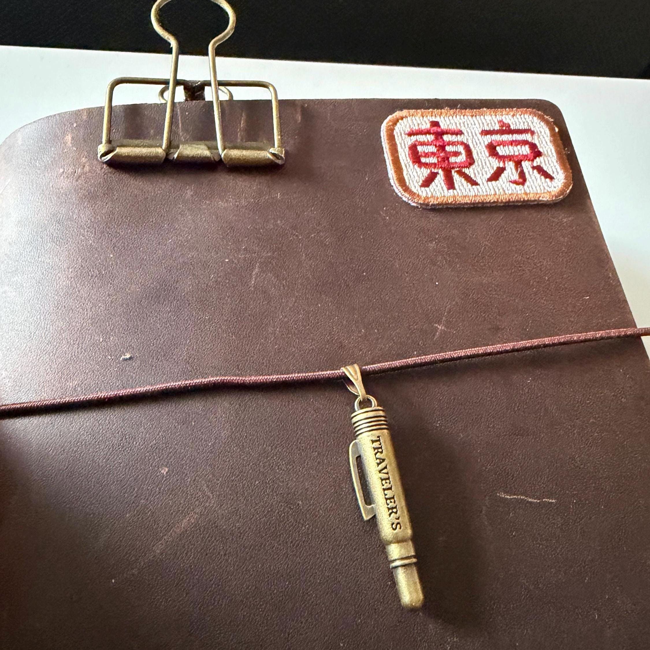 Brass Journal Charm Travellers Fountain Pen Travelers Notebook Craft Journal Supplies