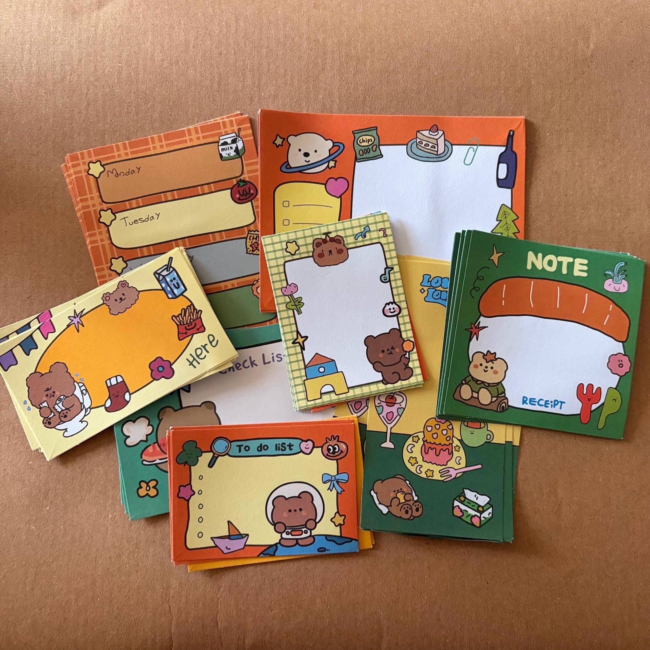 Retro Style Cute Memo Notes