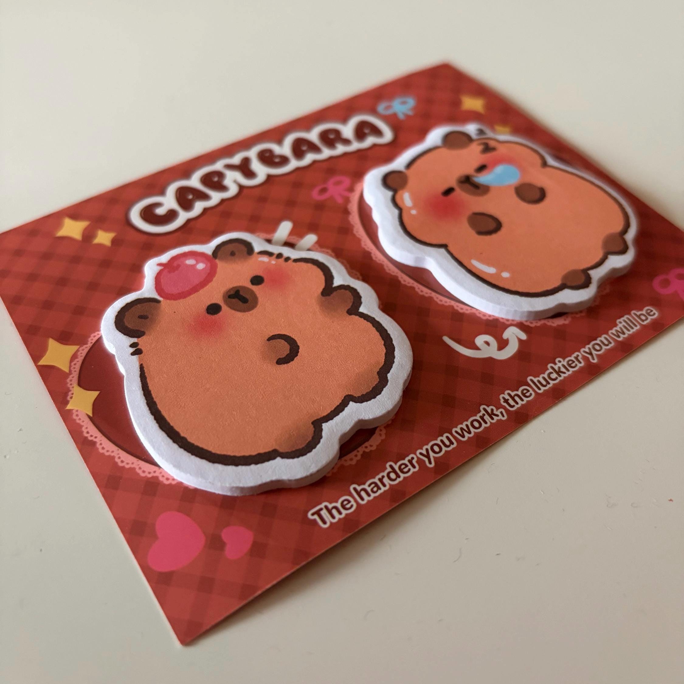 Capybara Sticky Notes Notepad