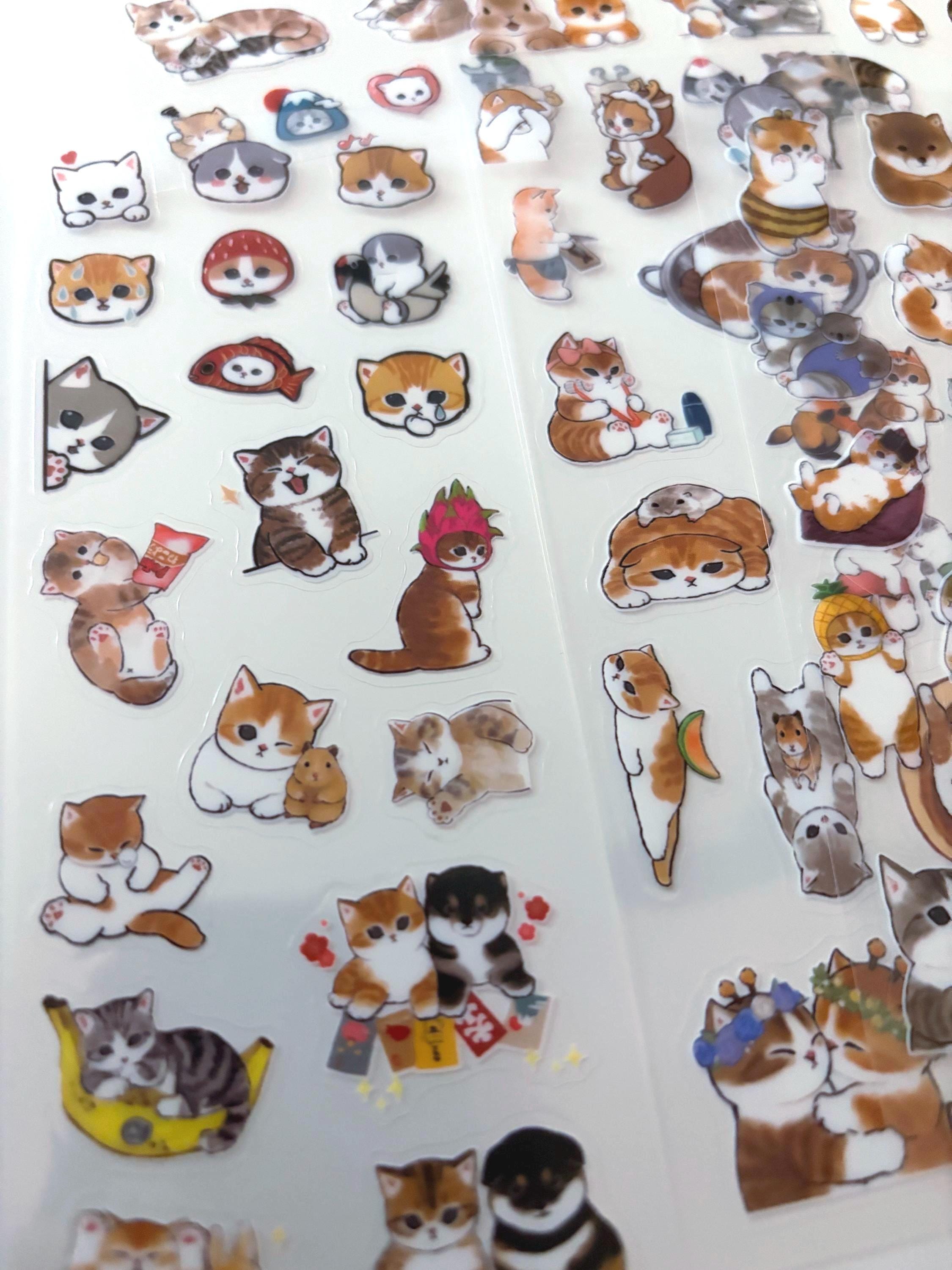 Kawaii Animal Planner Stickers – Cute Journal & Scrapbook Sticker Sheets (Pack of 10)