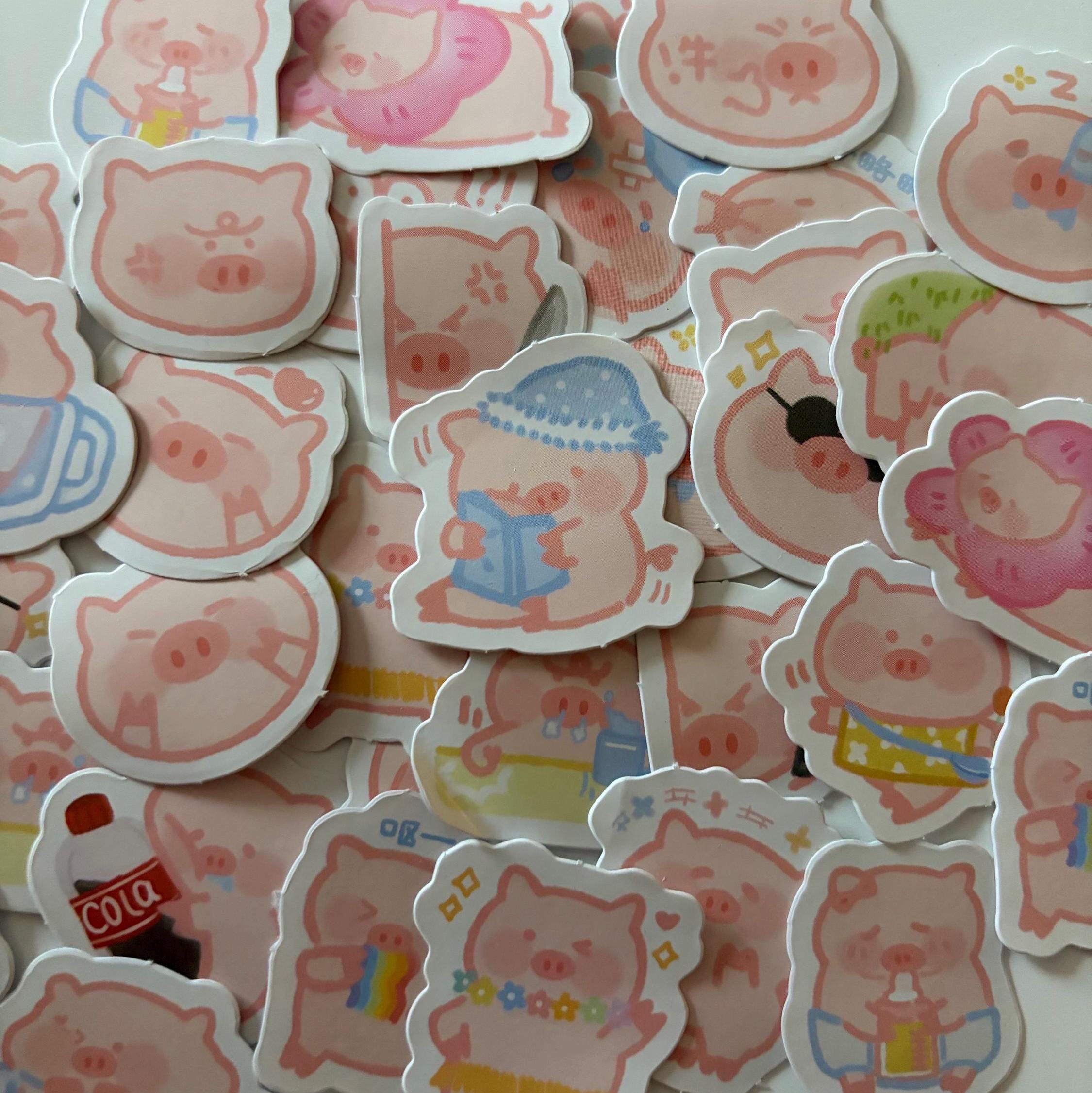 Animal Etori Life Stickers, Scrapbooking Planner, 40pcs