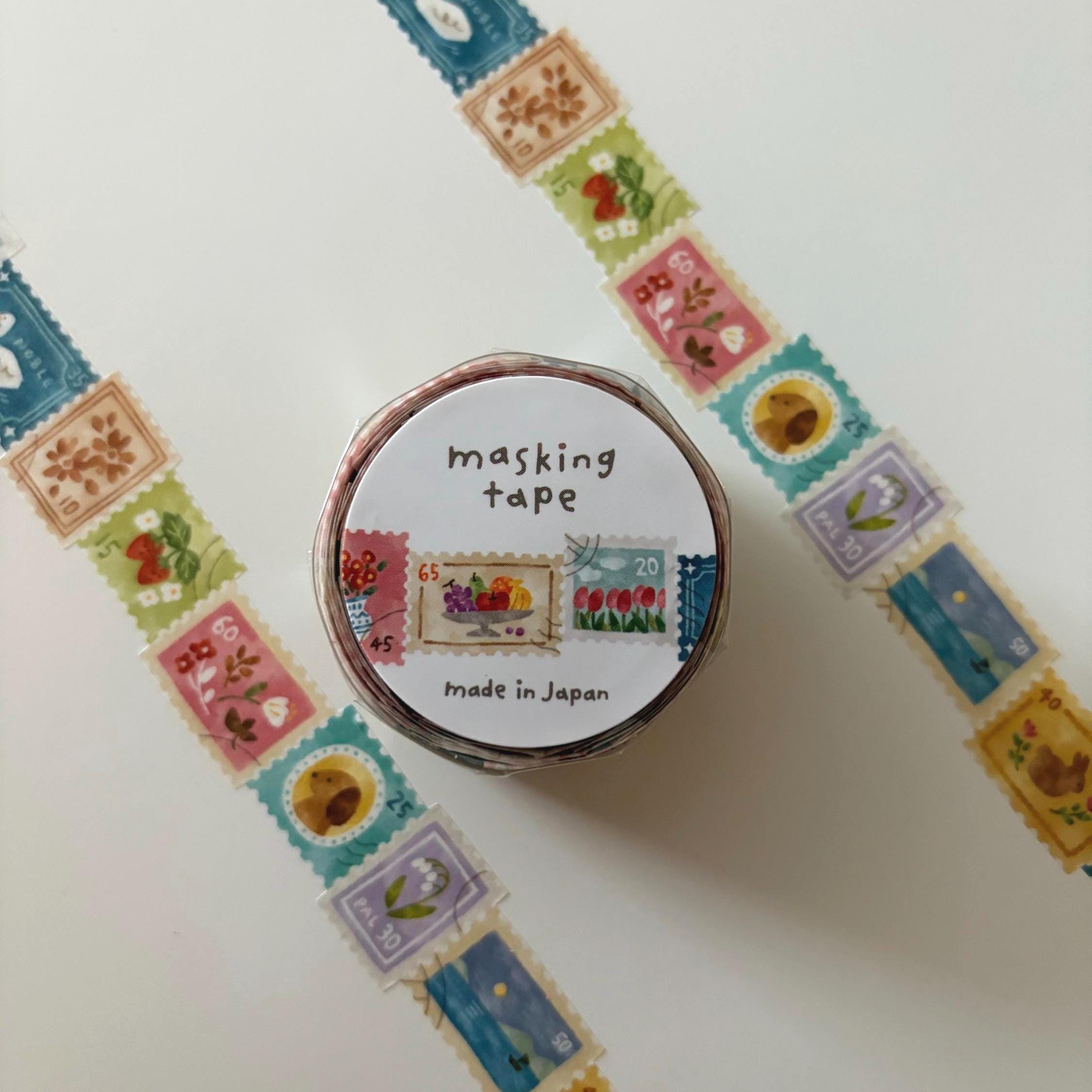 Mind Wave Japanese Washi Tape: Die Cut Stamps for Journaling